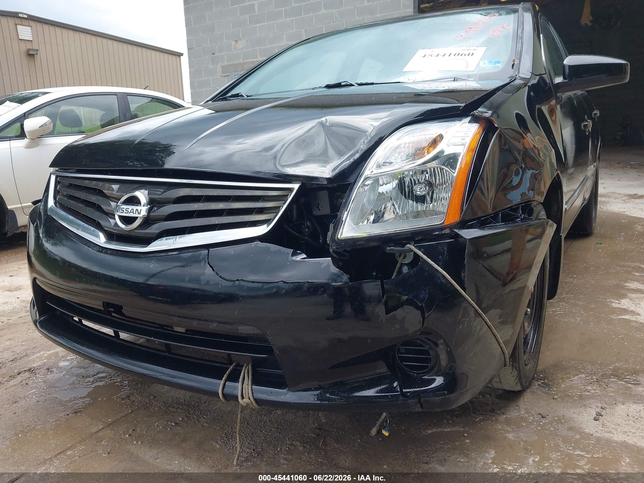 2012 Nissan Sentra 2.0 S Черный vin: 3N1AB6AP8CL607805