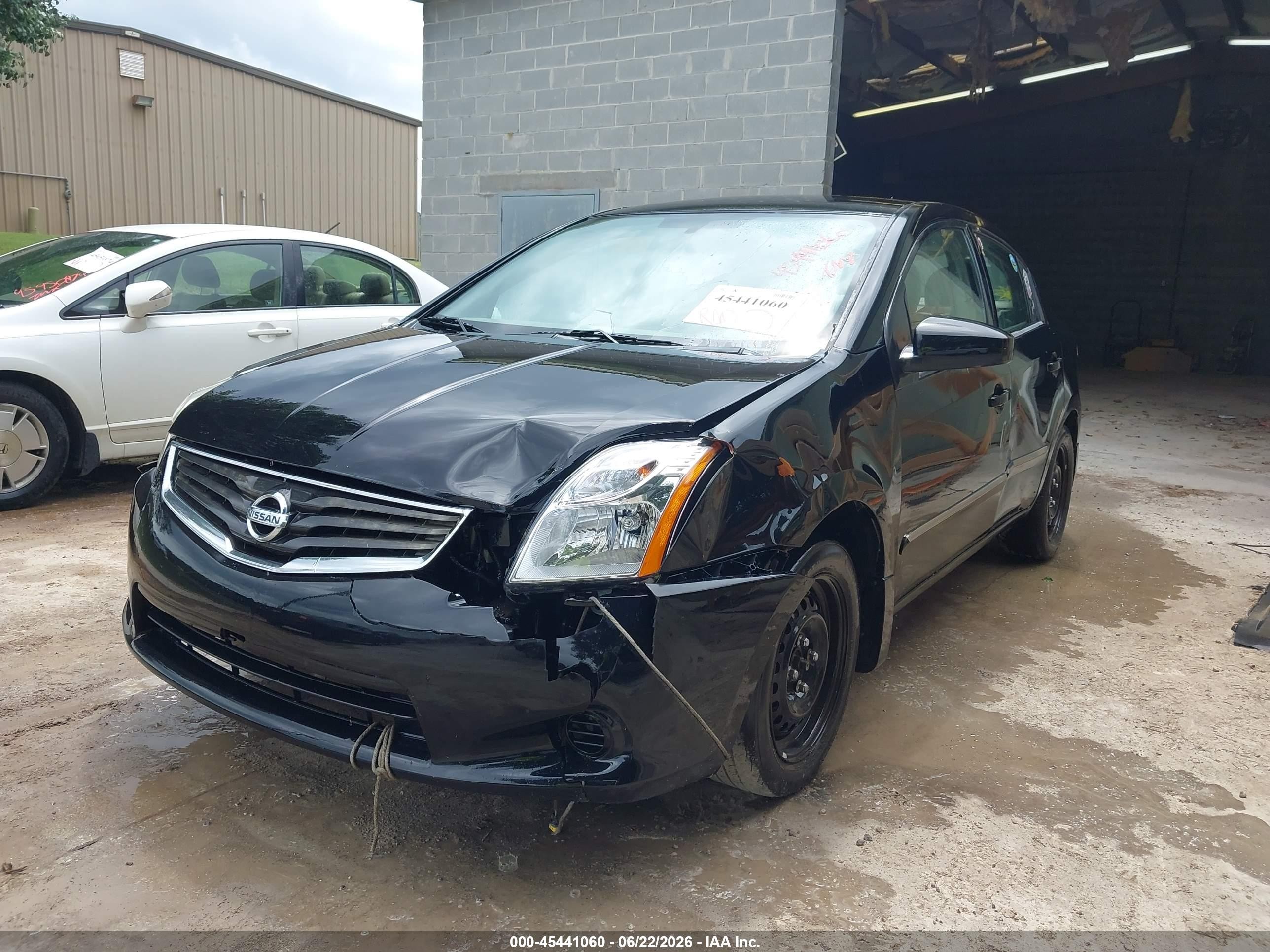 2012 Nissan Sentra 2.0 S Черный vin: 3N1AB6AP8CL607805