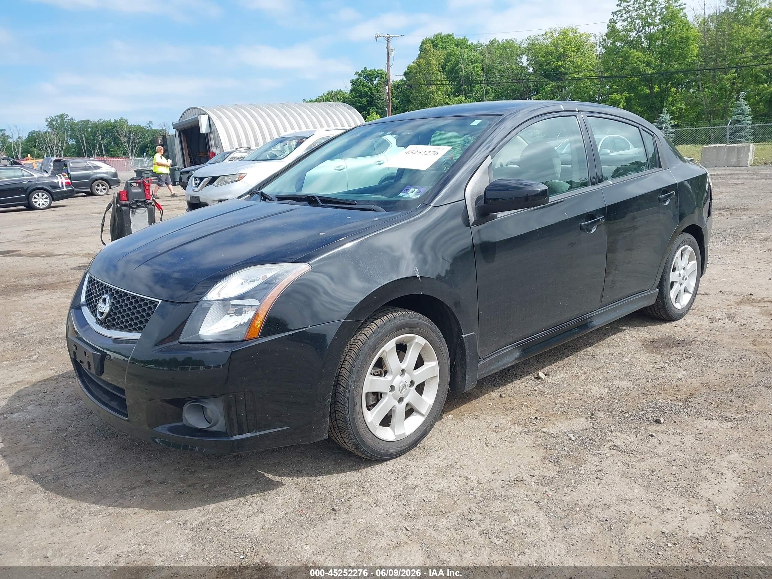 2012 Nissan Sentra 2.0 Sr Black vin: 3N1AB6AP8CL609473