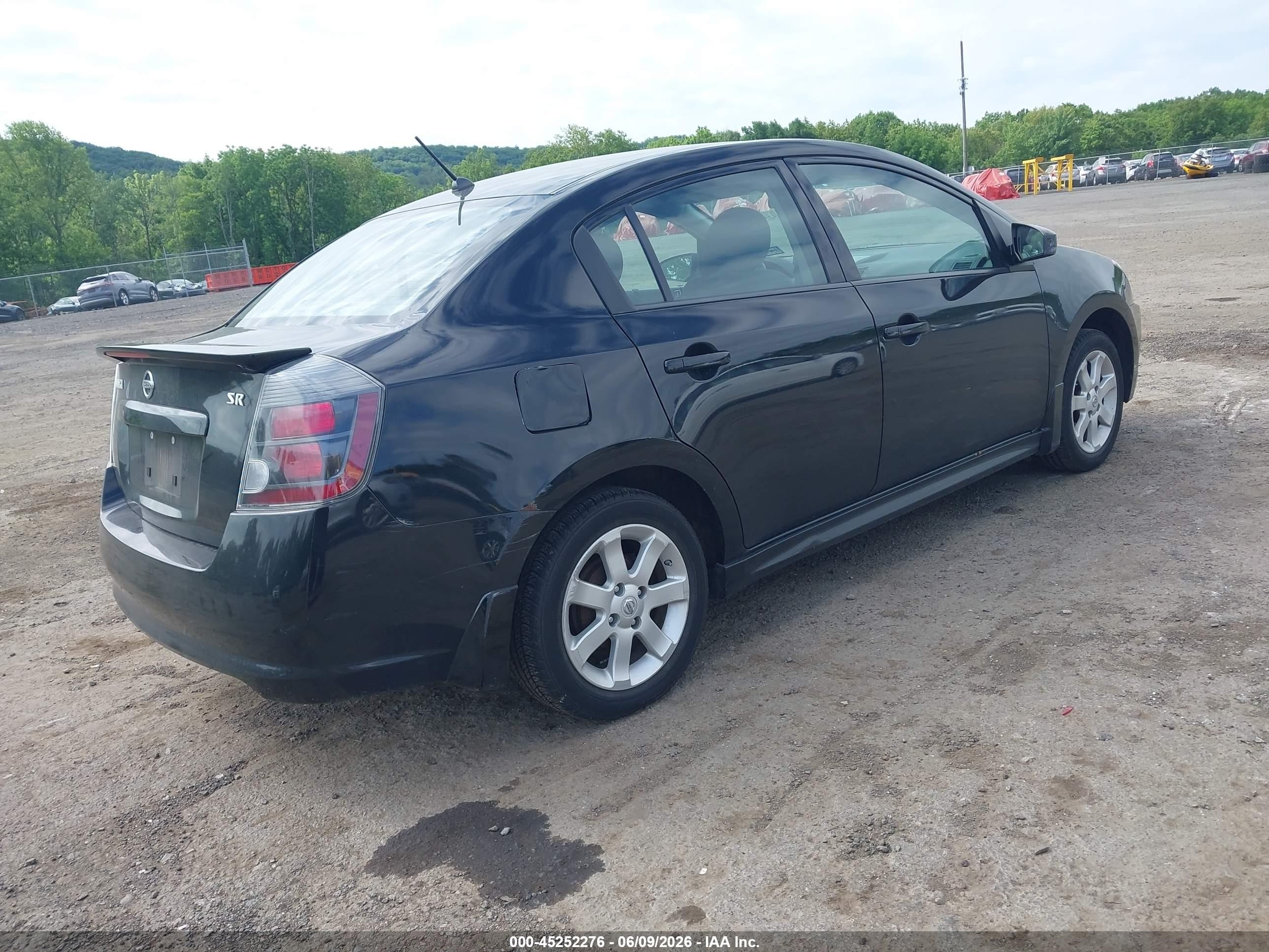 2012 Nissan Sentra 2.0 Sr Black vin: 3N1AB6AP8CL609473
