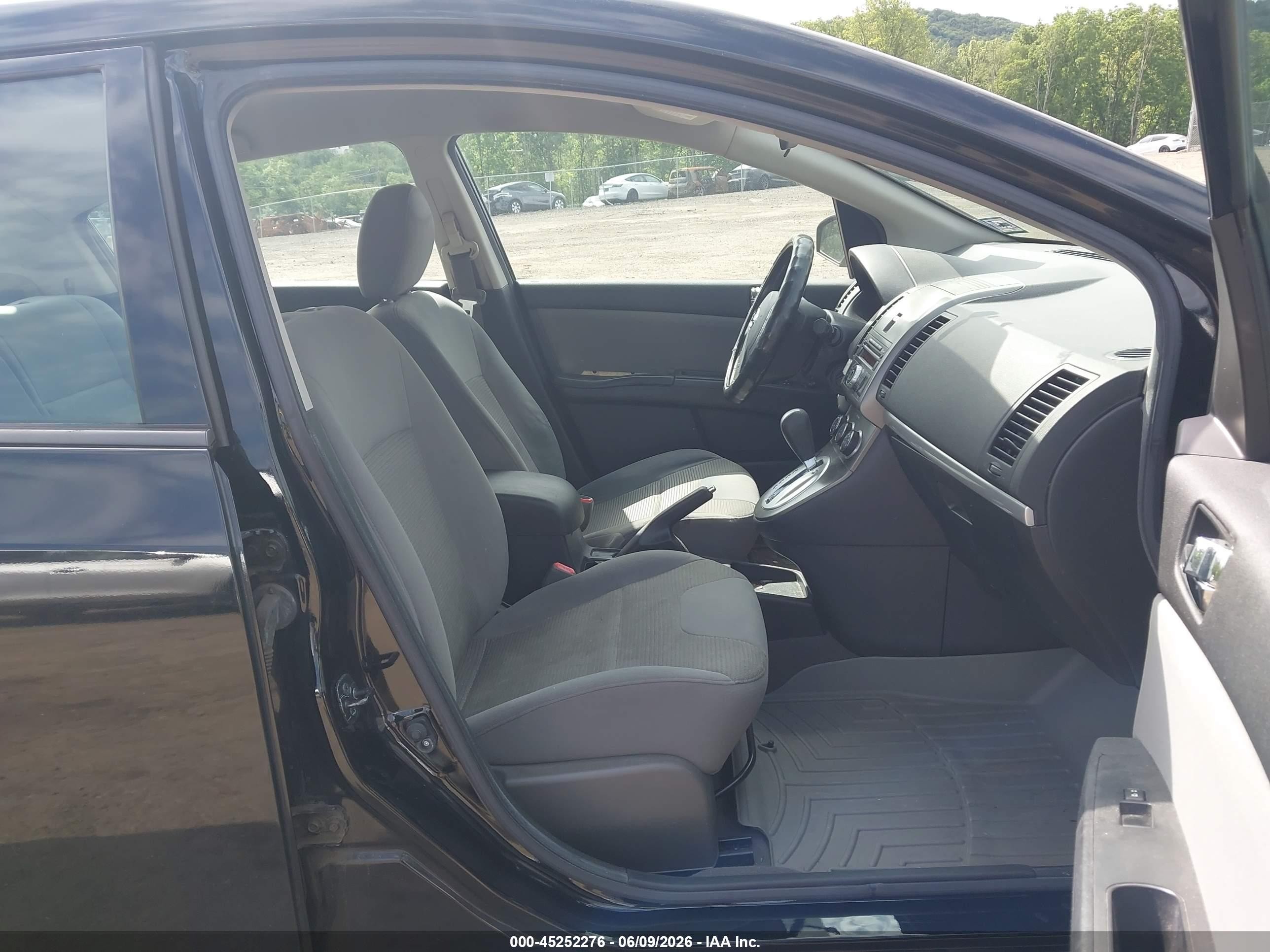 2012 Nissan Sentra 2.0 Sr Black vin: 3N1AB6AP8CL609473