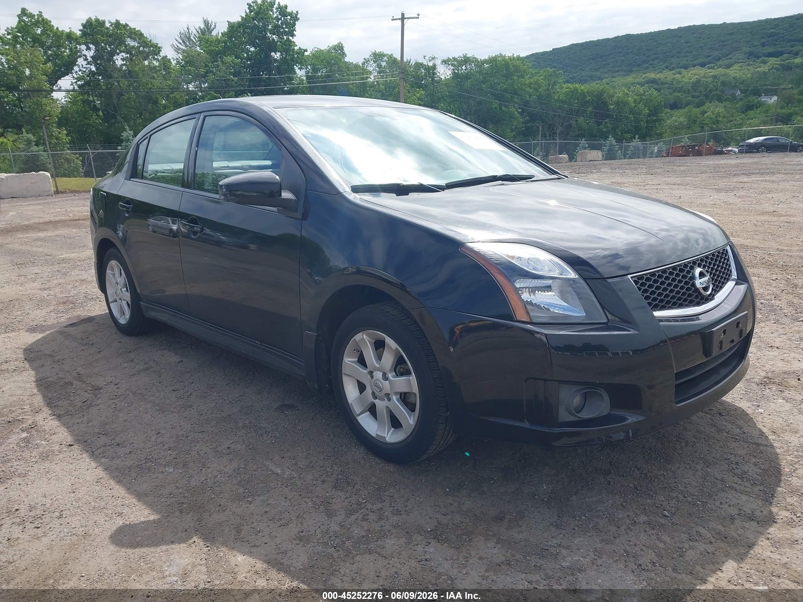 2012 Nissan Sentra 2.0 Sr Black vin: 3N1AB6AP8CL609473