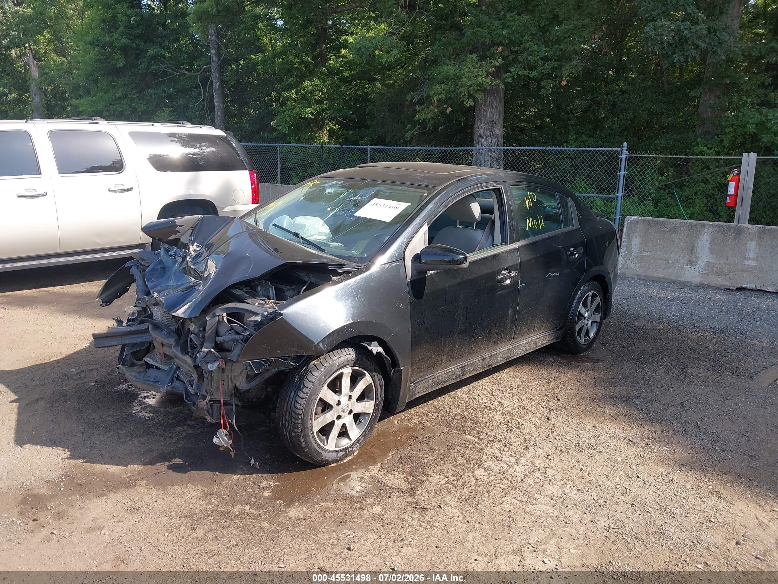 2012 Nissan Sentra 2.0 Sr Black vin: 3N1AB6AP8CL632137