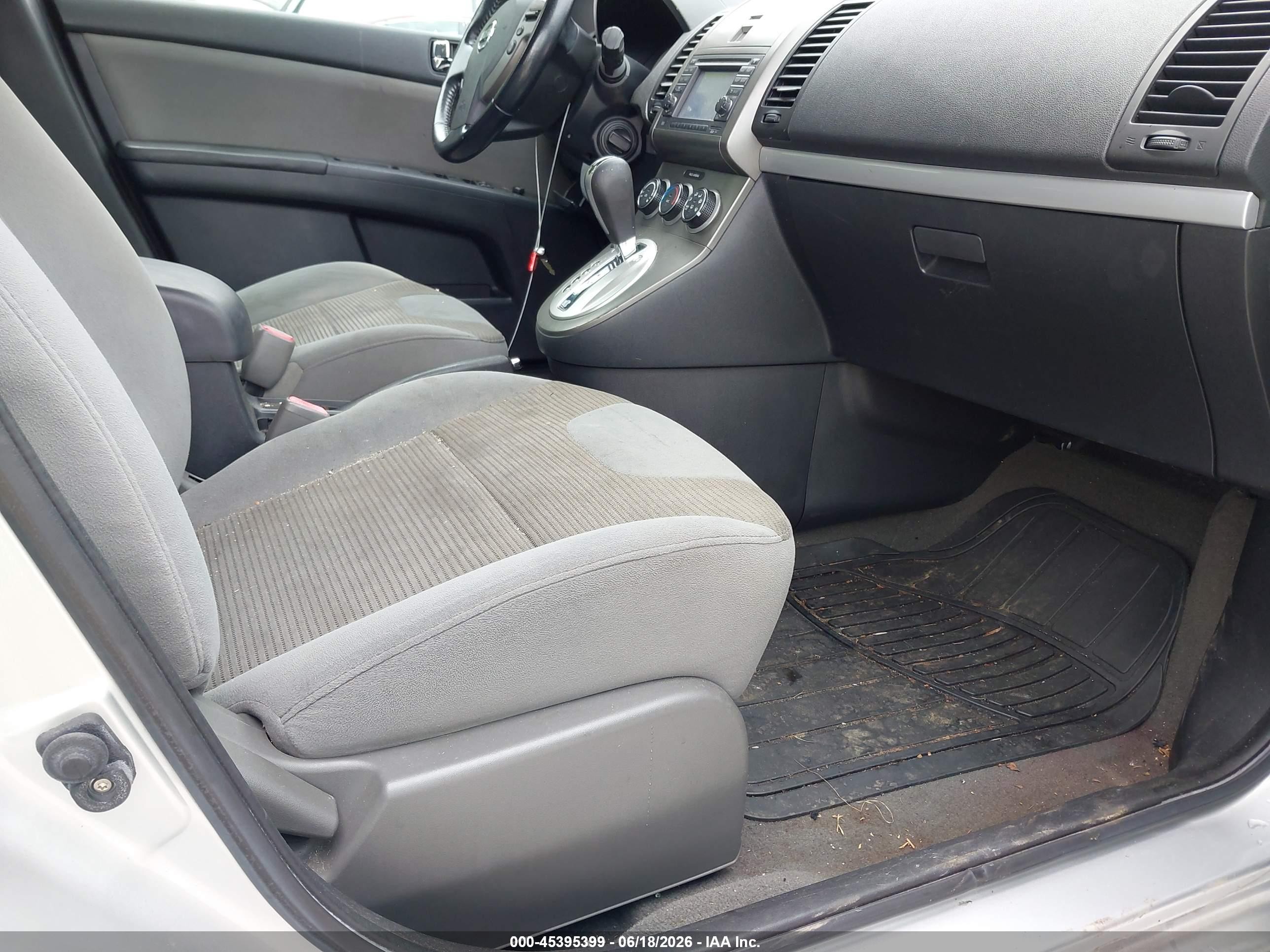 2012 Nissan Sentra 2.0 Sr Silver vin: 3N1AB6AP8CL638553