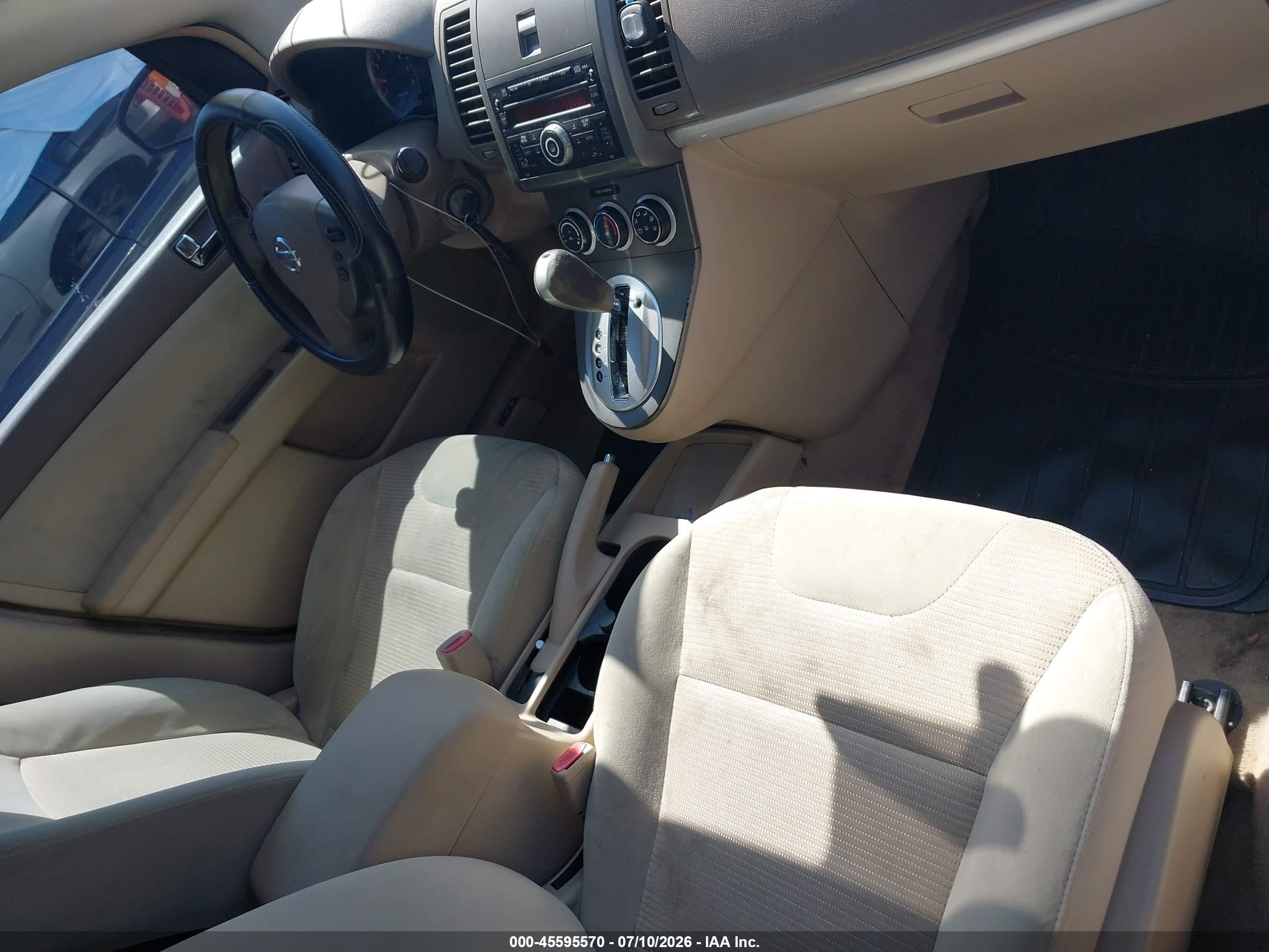 2012 Nissan Sentra 2.0 S White vin: 3N1AB6AP8CL644806