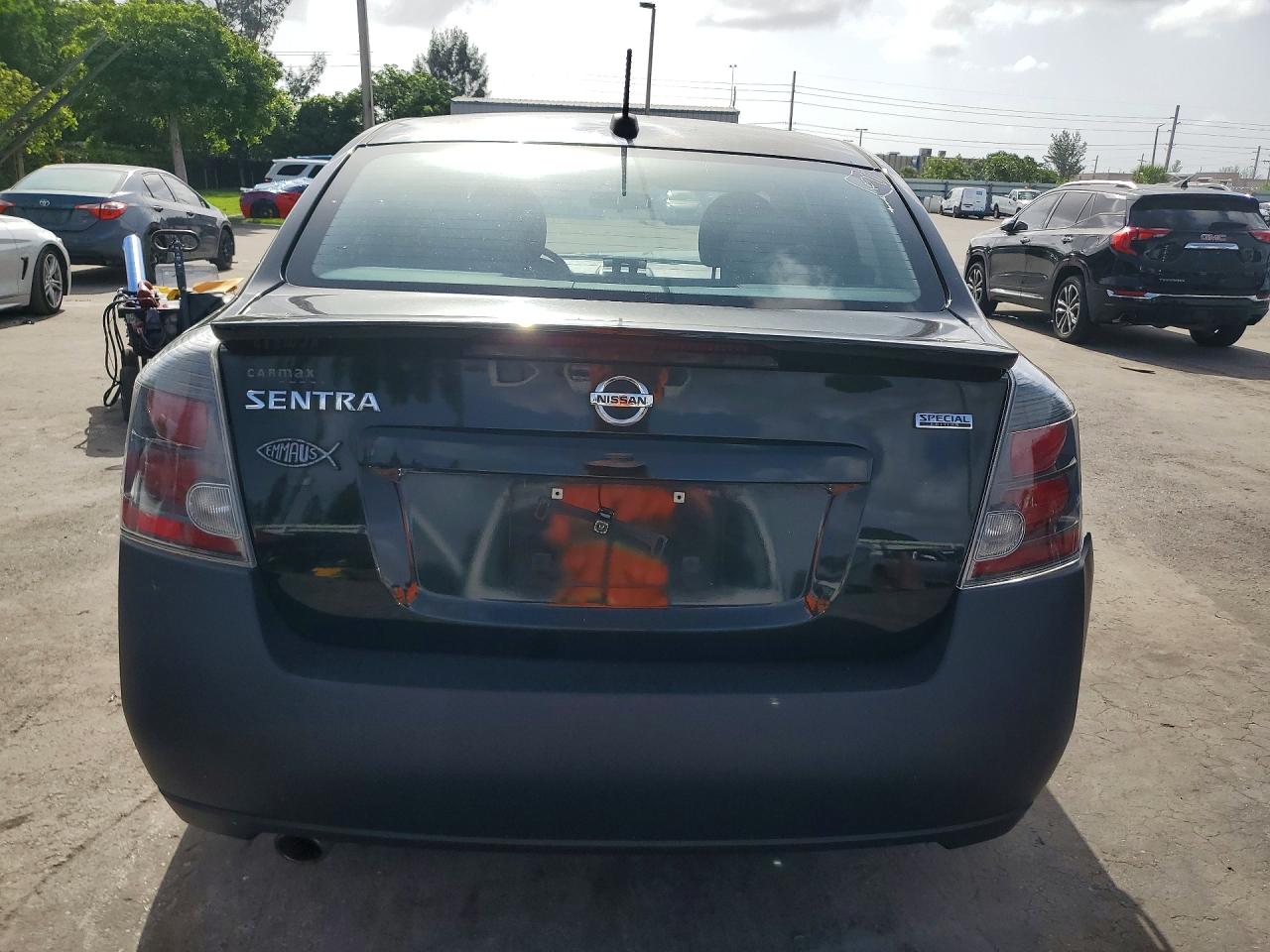 2012 Nissan Sentra 2.0 Black vin: 3N1AB6AP8CL645163