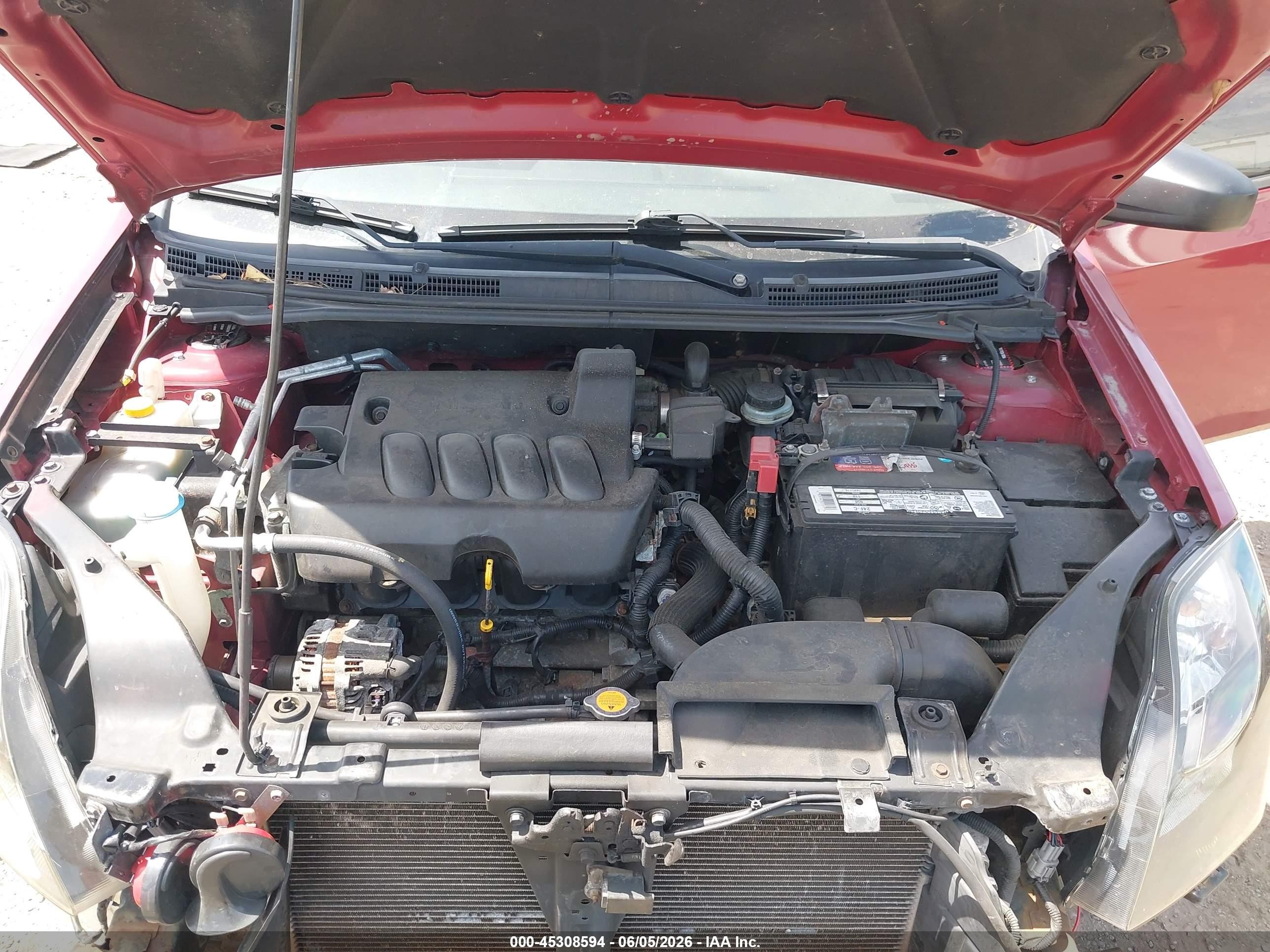 2012 Nissan Sentra 2.0 Красный vin: 3N1AB6AP8CL649763