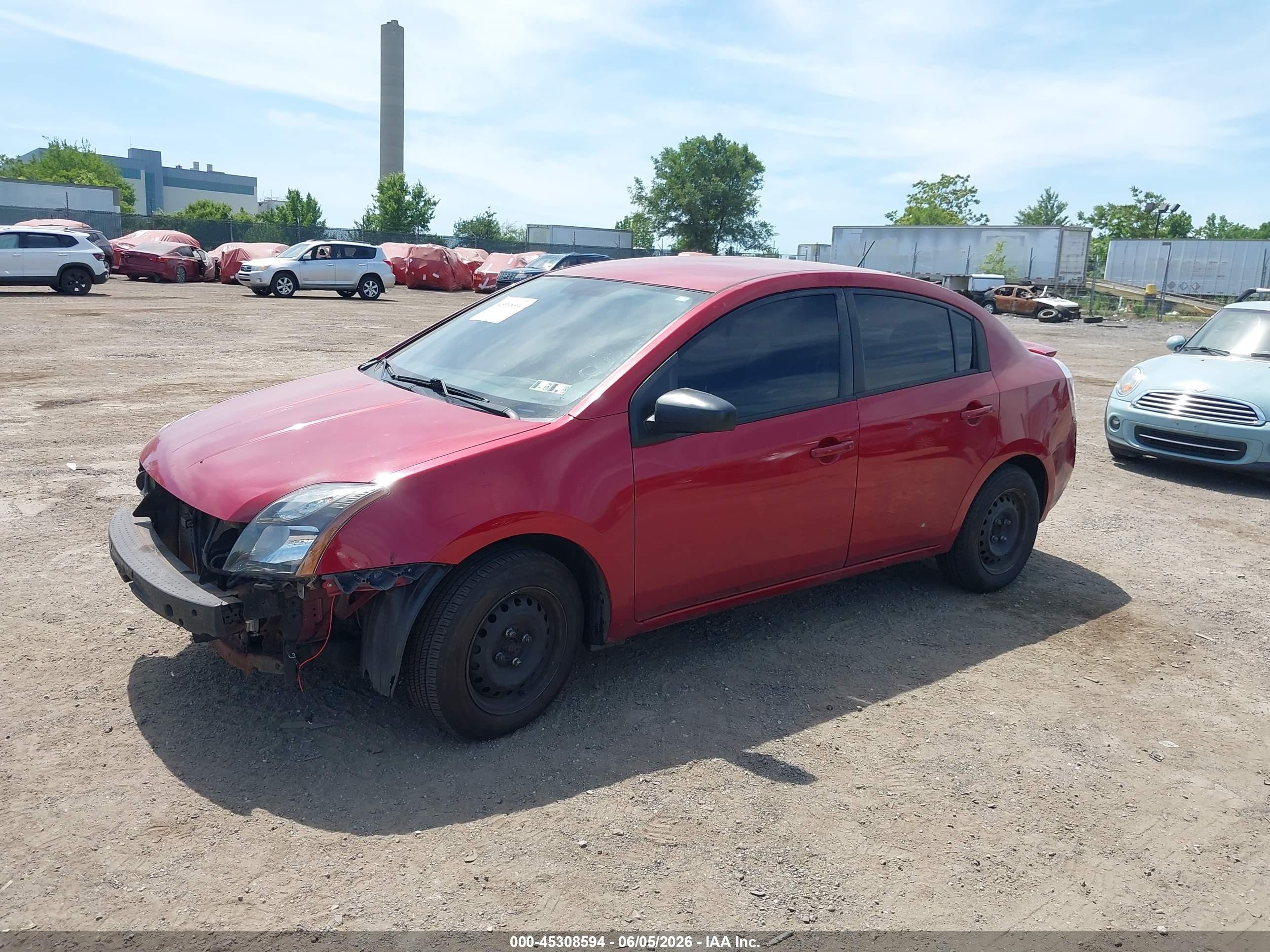 2012 Nissan Sentra 2.0 Красный vin: 3N1AB6AP8CL649763