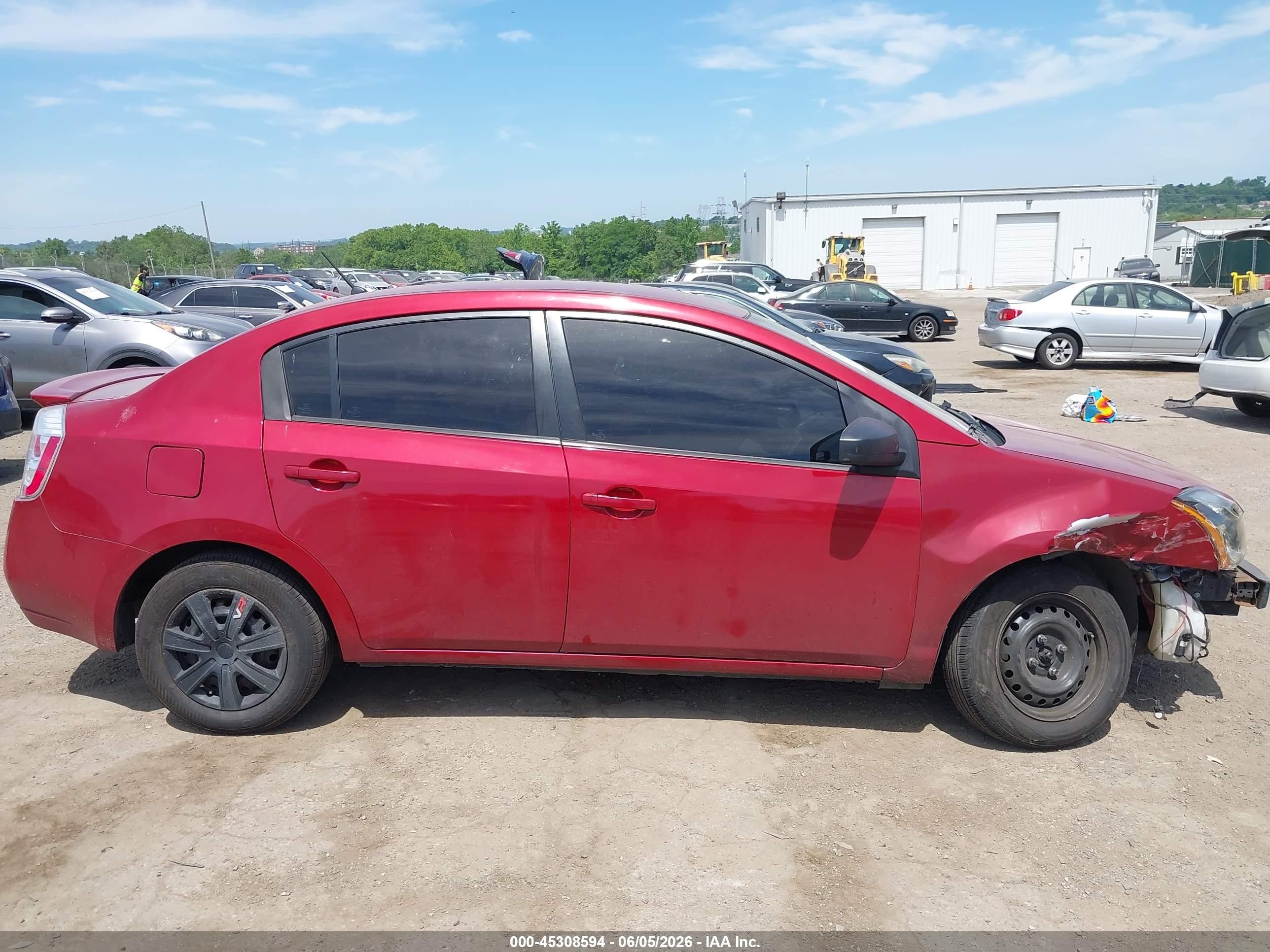 2012 Nissan Sentra 2.0 Красный vin: 3N1AB6AP8CL649763