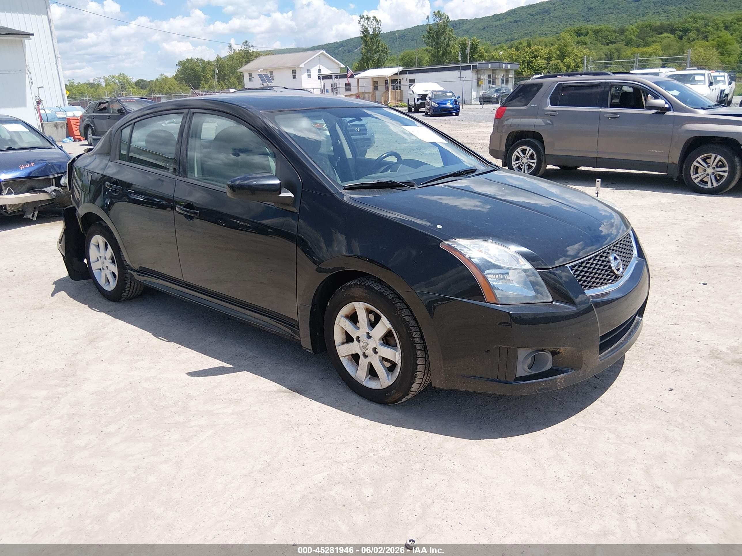 2012 Nissan Sentra 2.0 Sr Черный vin: 3N1AB6AP8CL652808