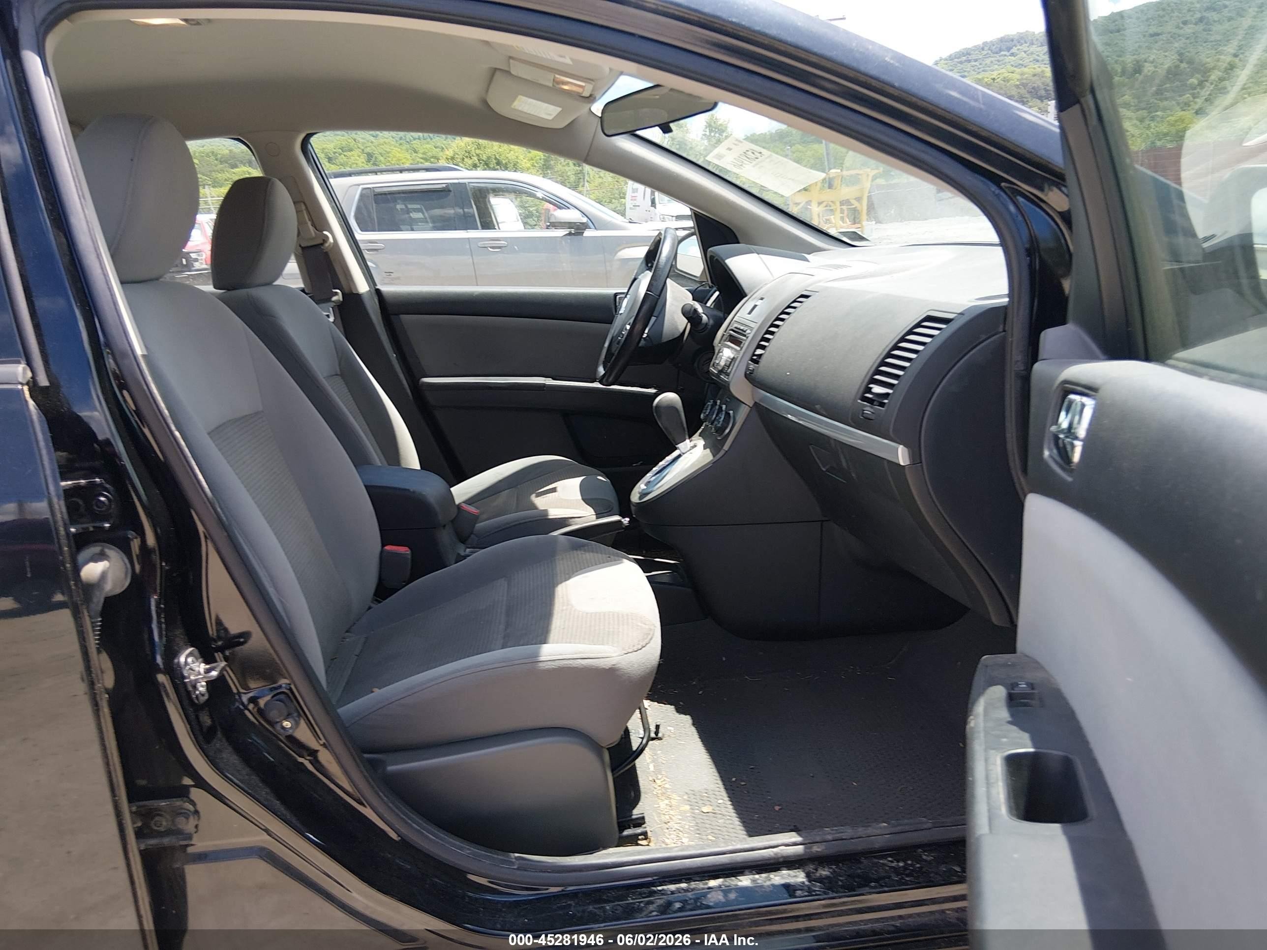 2012 Nissan Sentra 2.0 Sr Black vin: 3N1AB6AP8CL652808