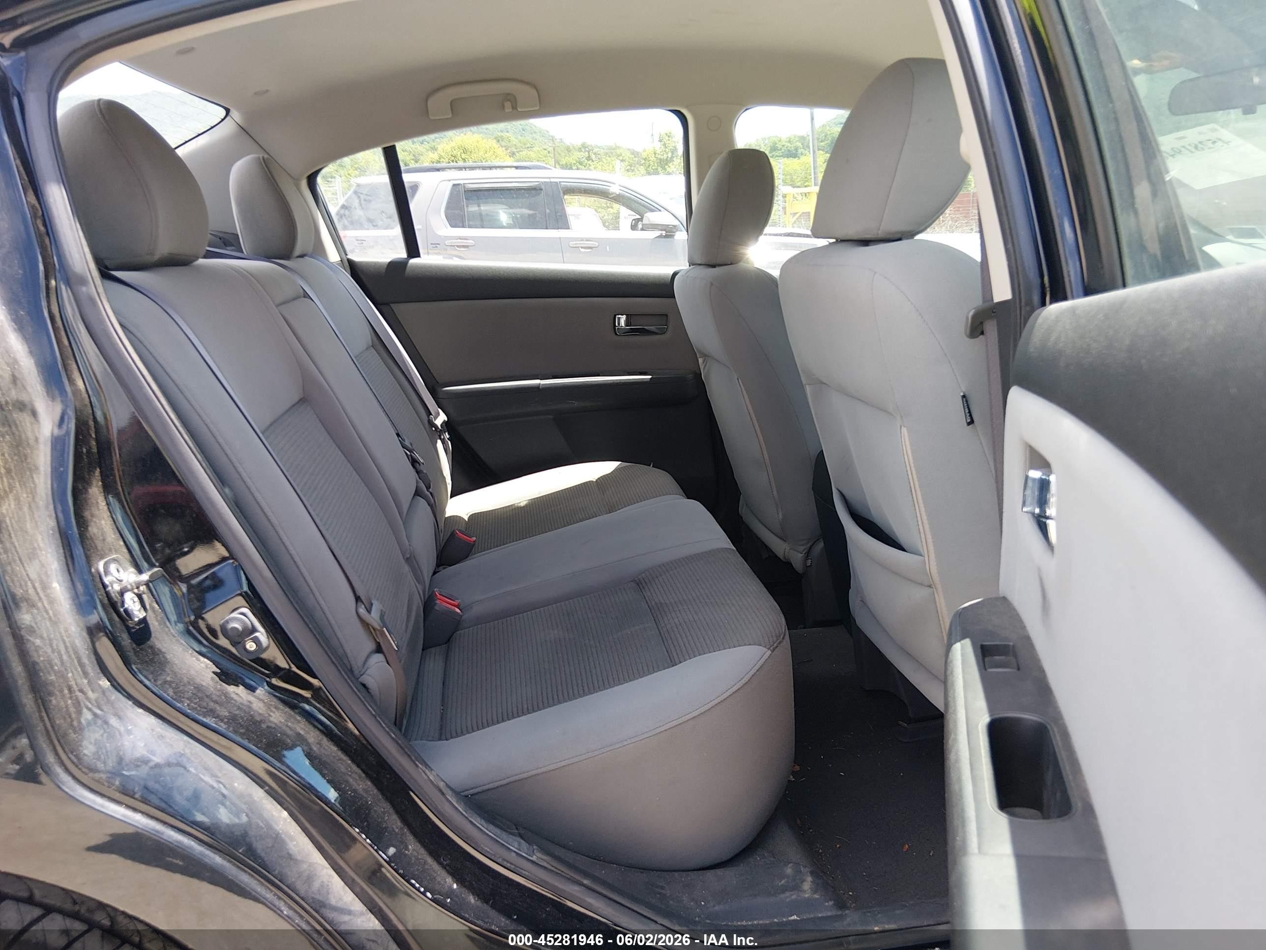 2012 Nissan Sentra 2.0 Sr Black vin: 3N1AB6AP8CL652808