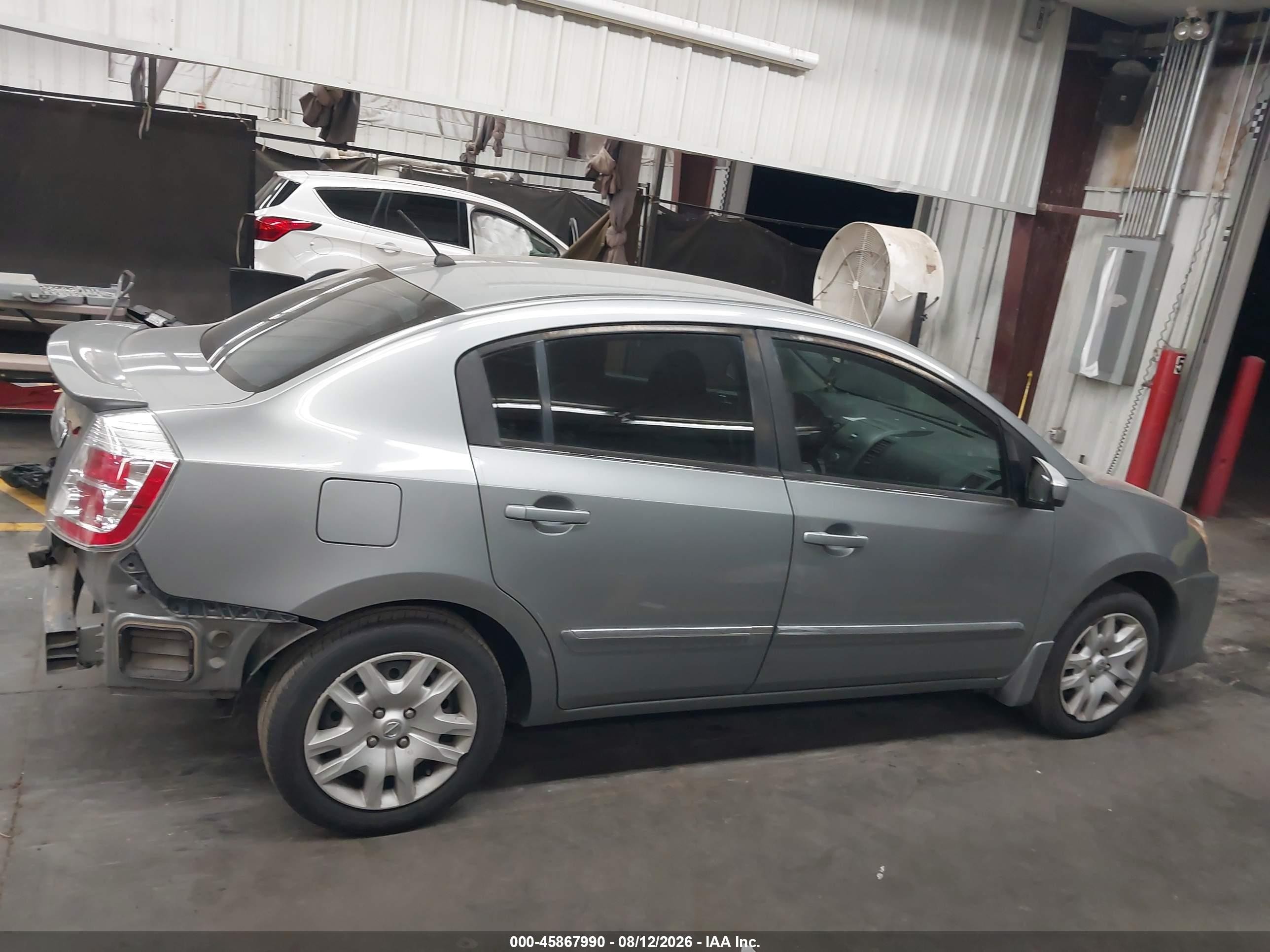 2012 Nissan Sentra 2.0 S Gray vin: 3N1AB6AP8CL672718