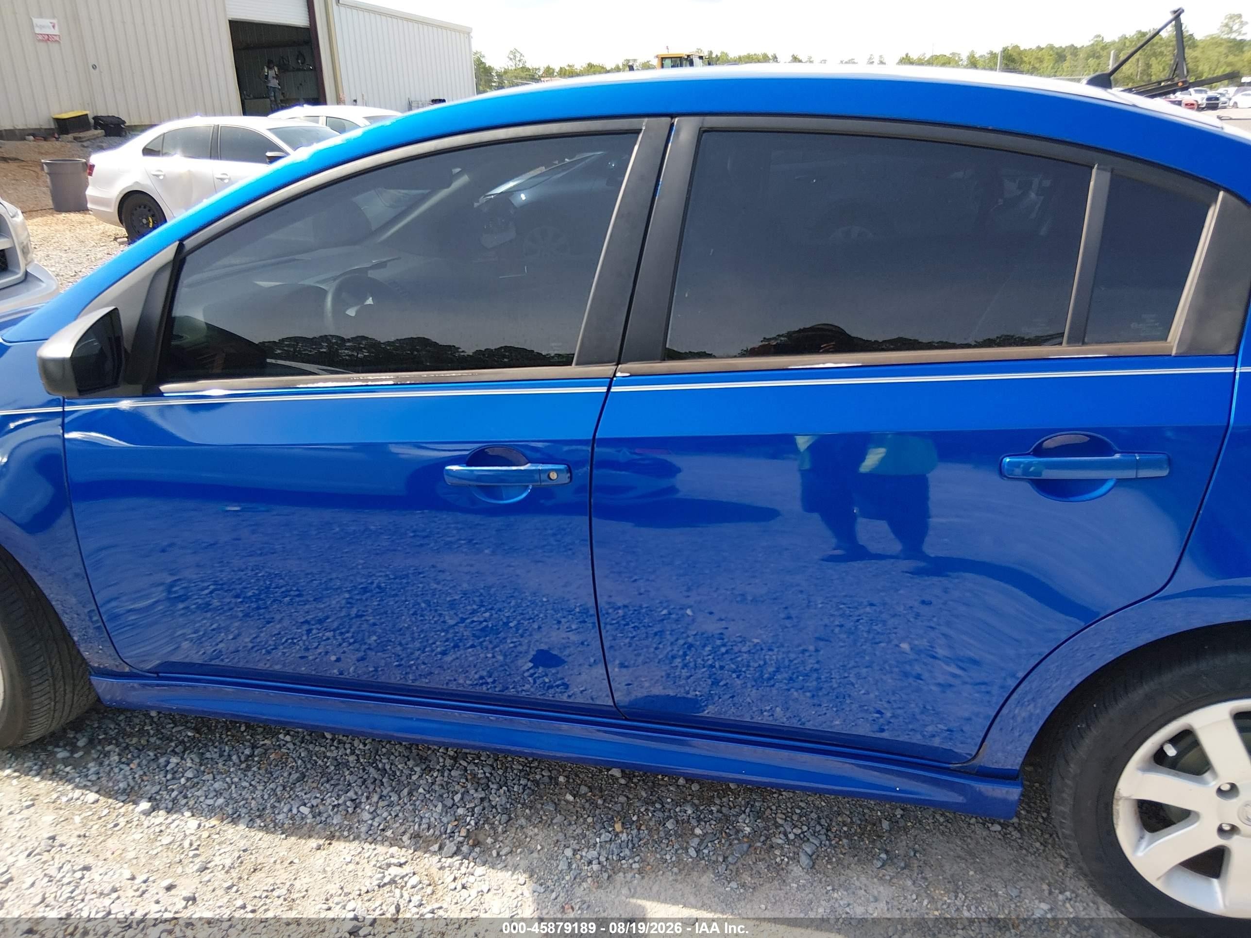 2012 Nissan Sentra 2.0 Sr Blue vin: 3N1AB6AP8CL695402