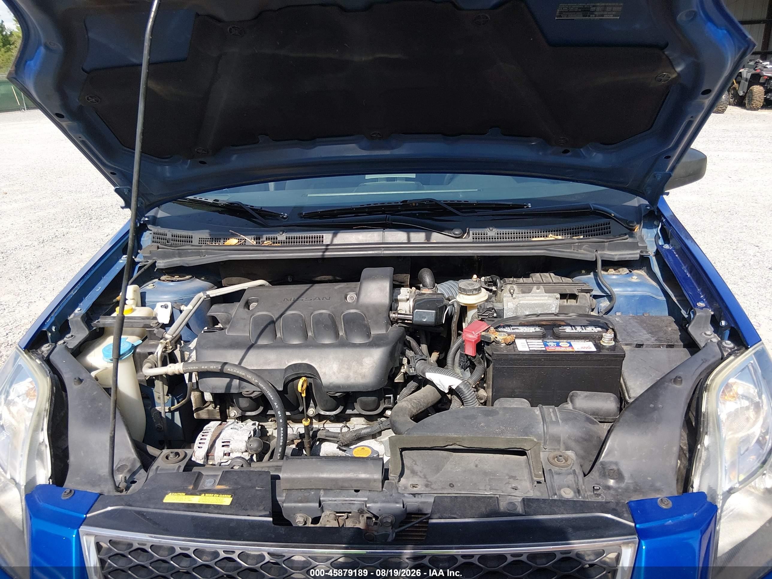 2012 Nissan Sentra 2.0 Sr Blue vin: 3N1AB6AP8CL695402