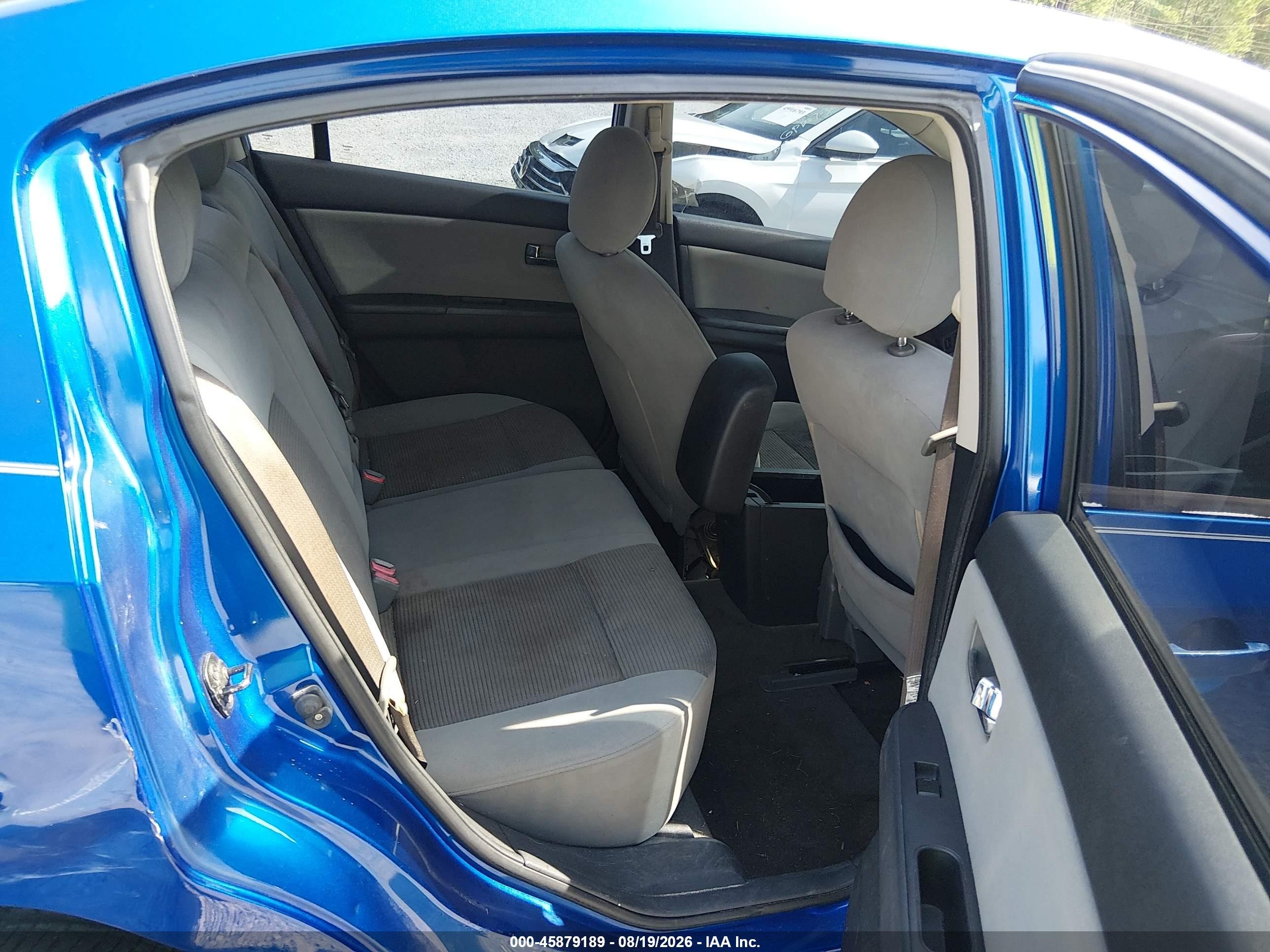2012 Nissan Sentra 2.0 Sr Blue vin: 3N1AB6AP8CL695402