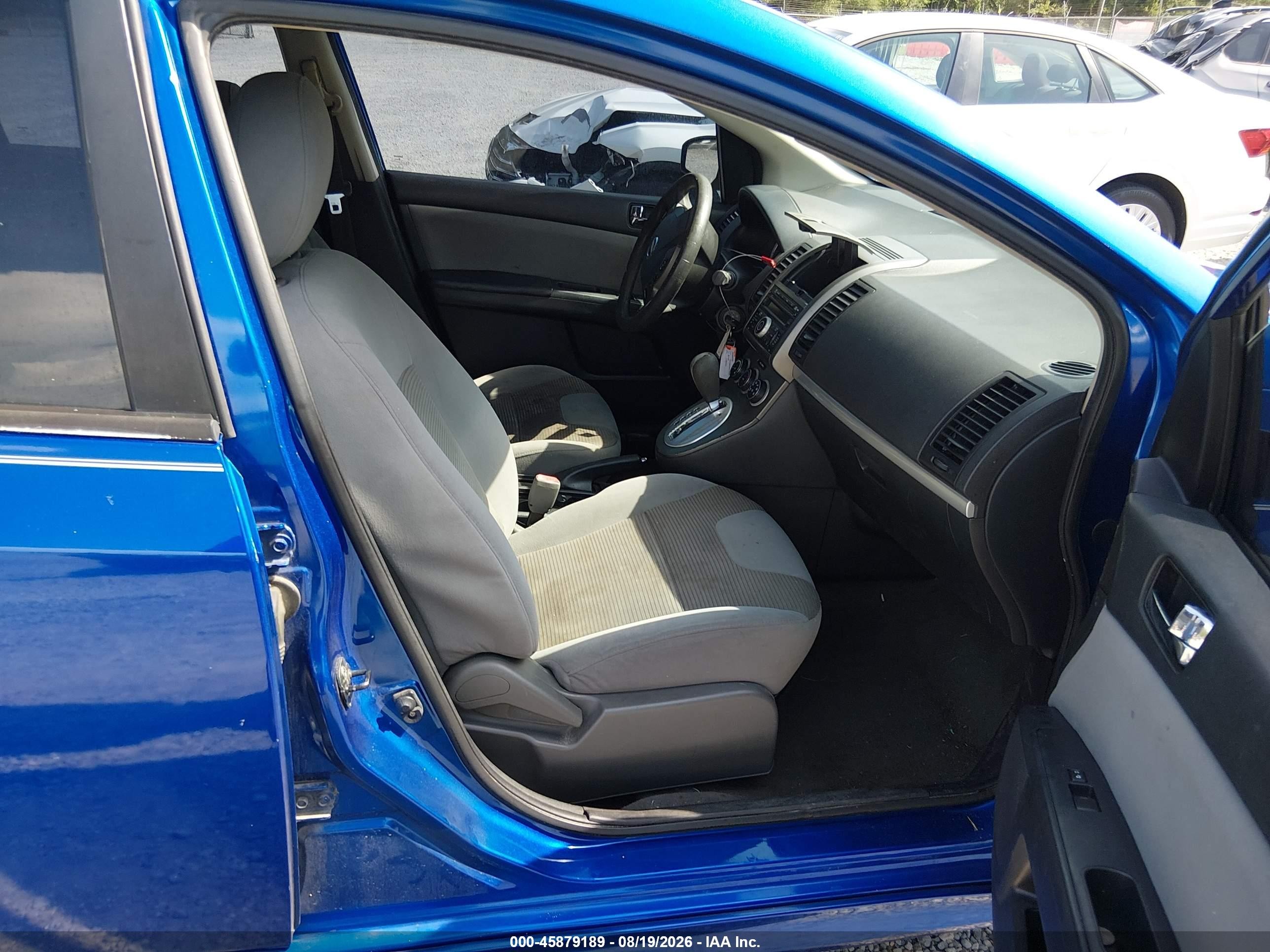2012 Nissan Sentra 2.0 Sr Blue vin: 3N1AB6AP8CL695402