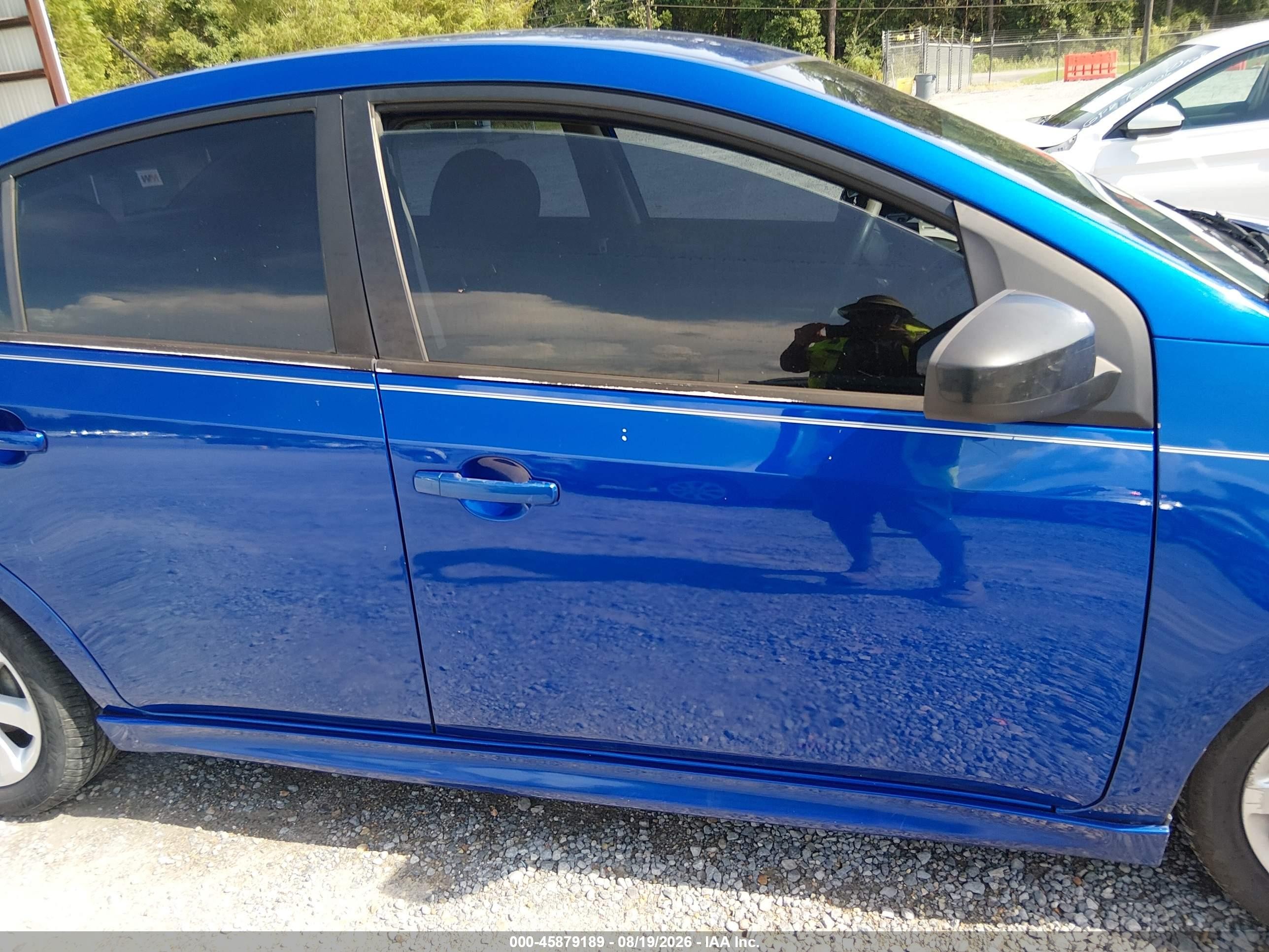 2012 Nissan Sentra 2.0 Sr Blue vin: 3N1AB6AP8CL695402