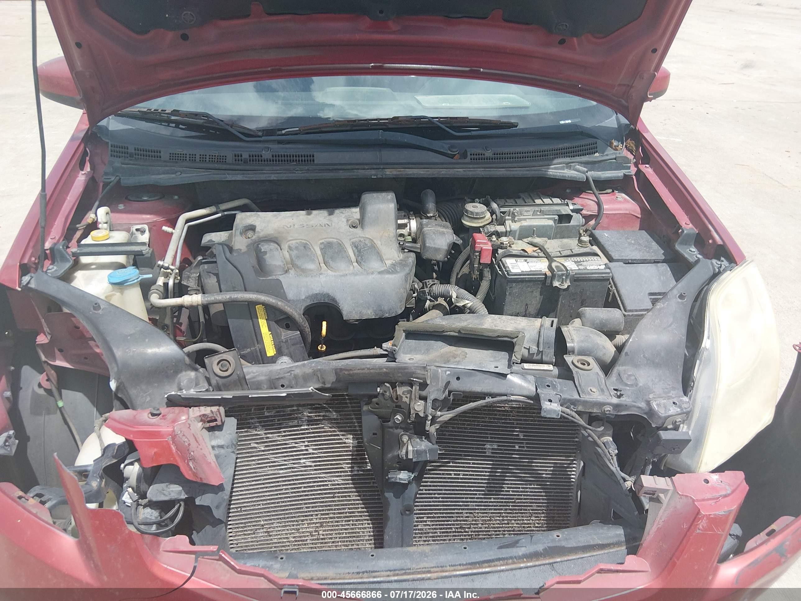 2012 Nissan Sentra 2.0 Sl Red vin: 3N1AB6AP8CL700677