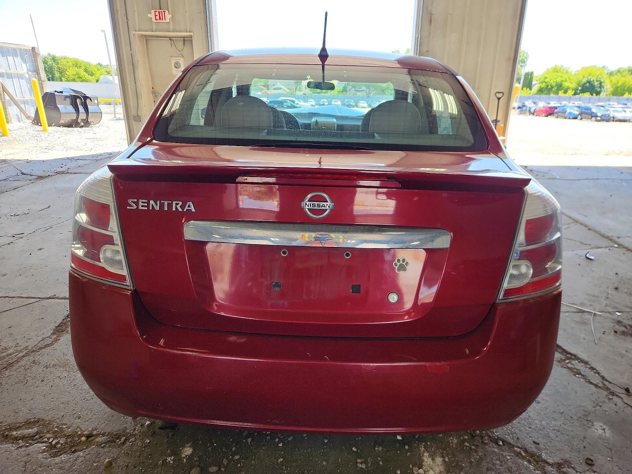 2012 Nissan Sentra Red vin: 3N1AB6AP8CL707385
