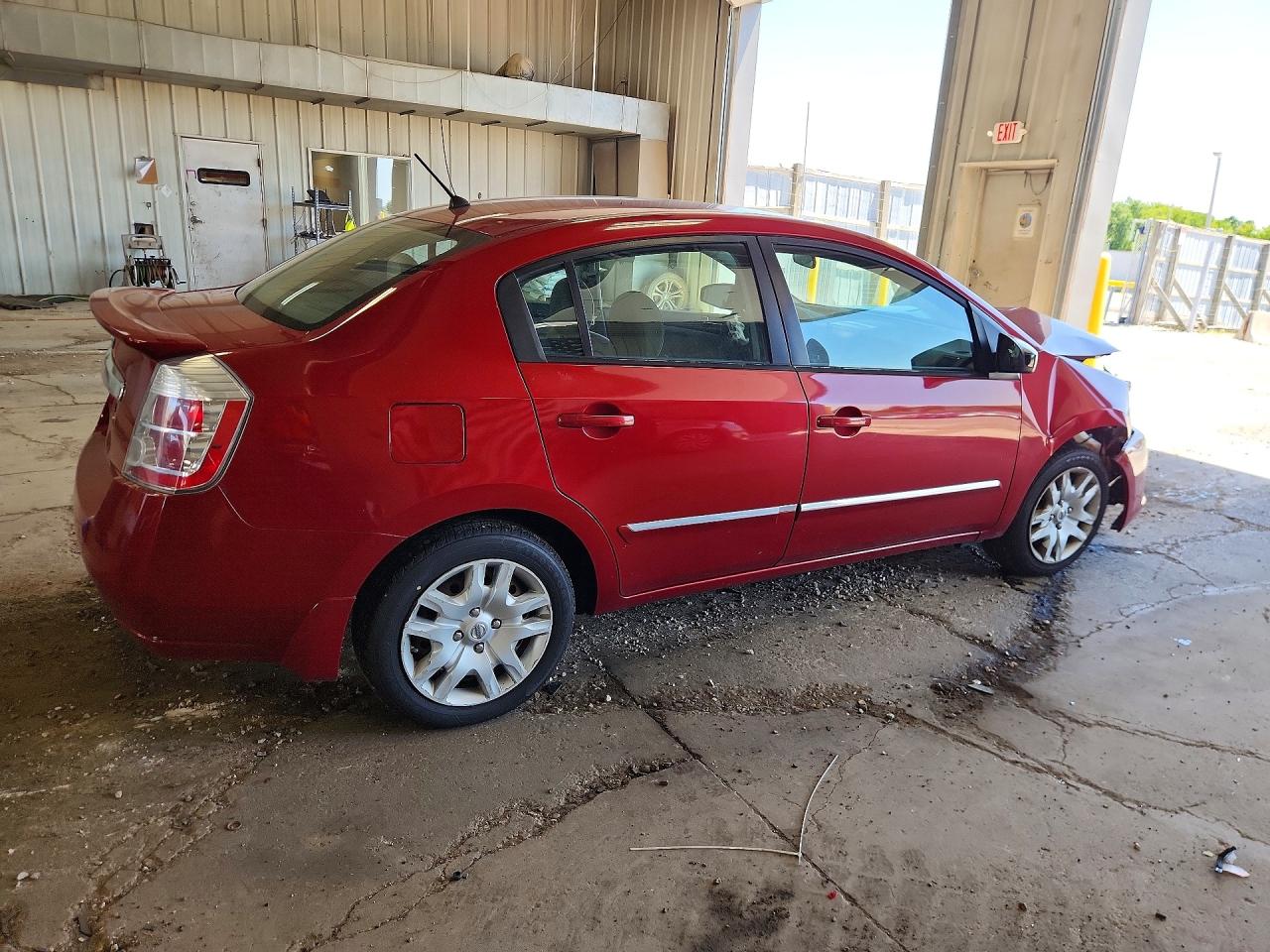 2012 Nissan Sentra Red vin: 3N1AB6AP8CL707385