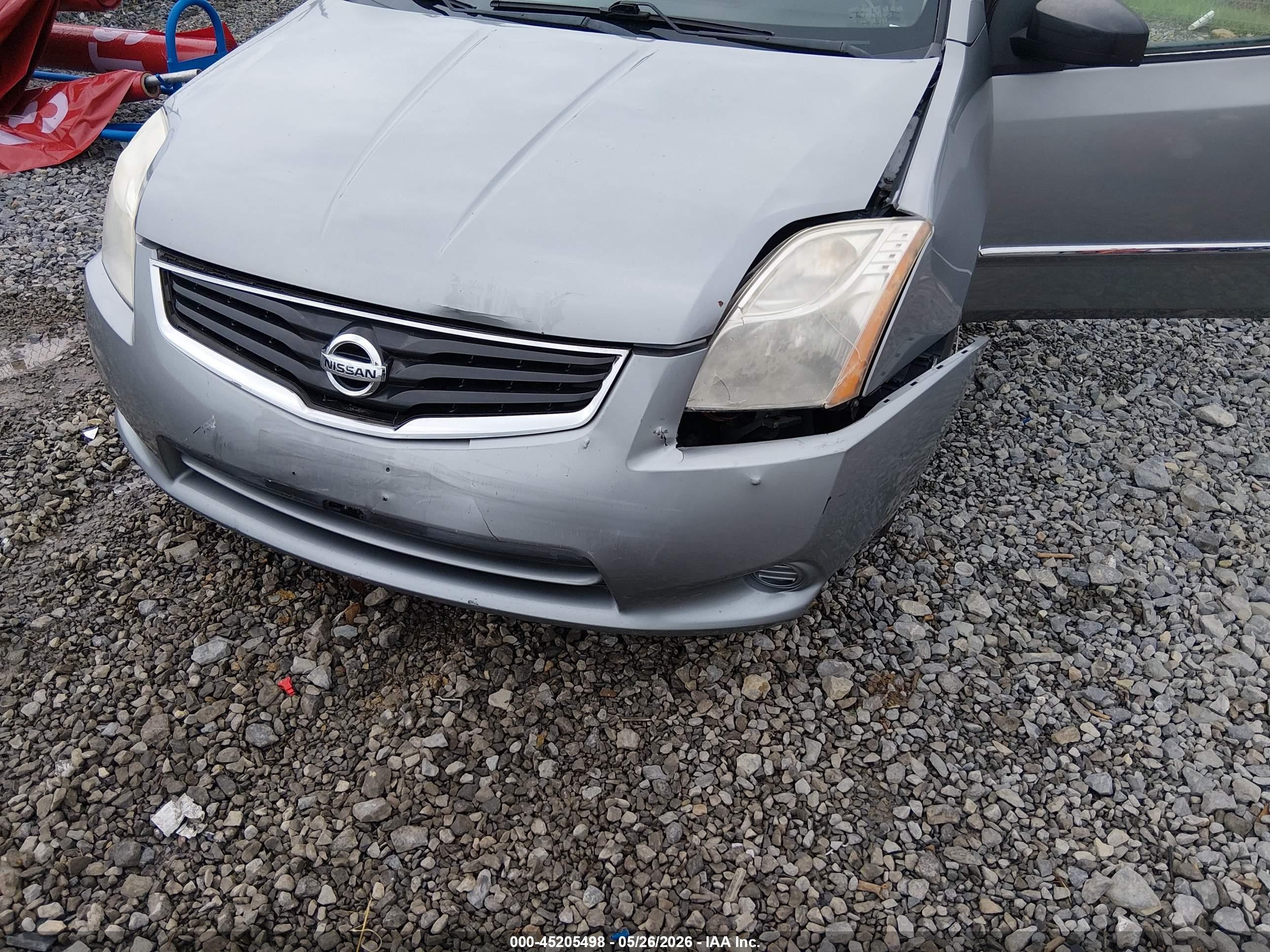 2012 Nissan Sentra 2.0 S Gray vin: 3N1AB6AP8CL708858