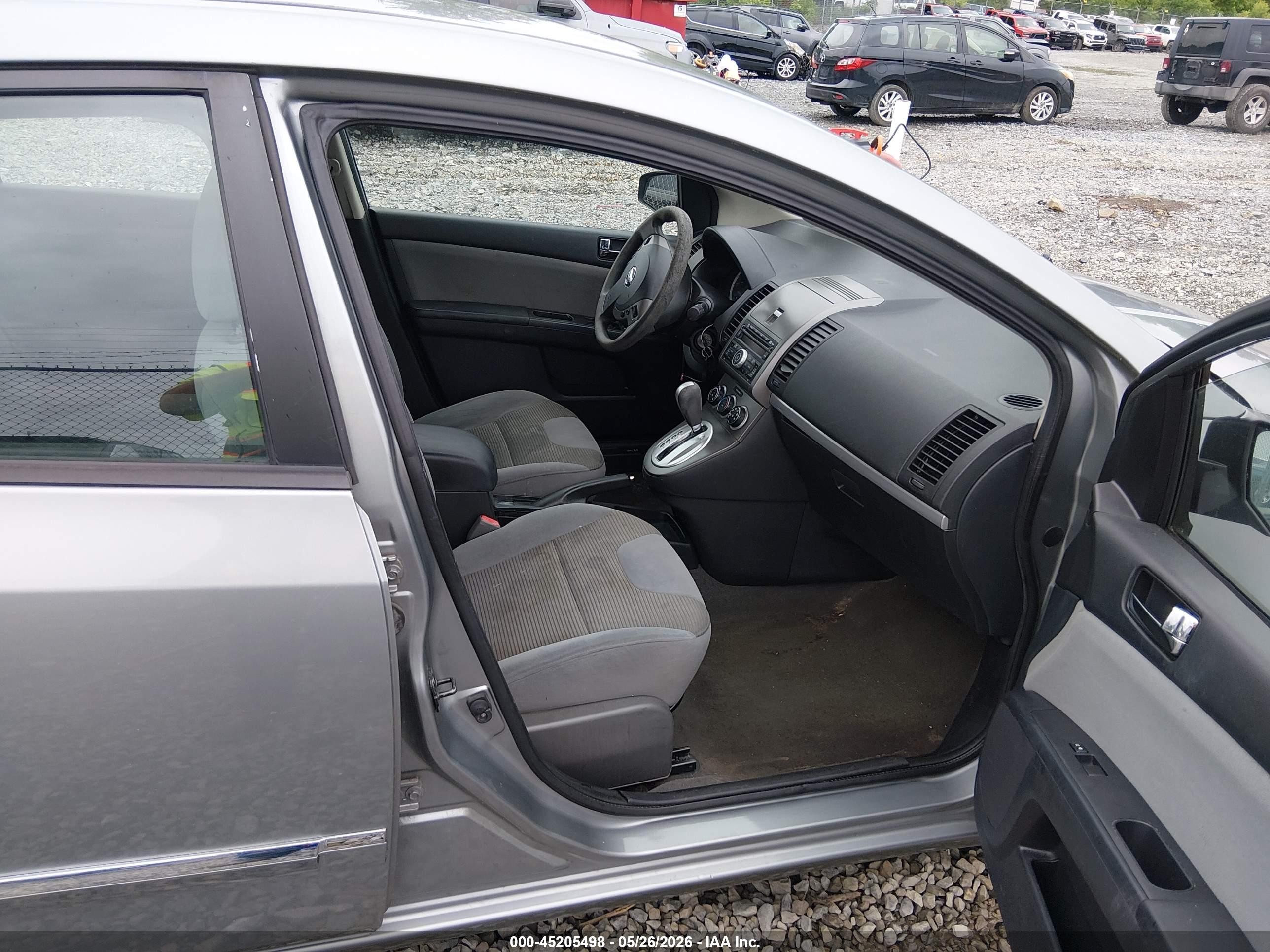 2012 Nissan Sentra 2.0 S Gray vin: 3N1AB6AP8CL708858