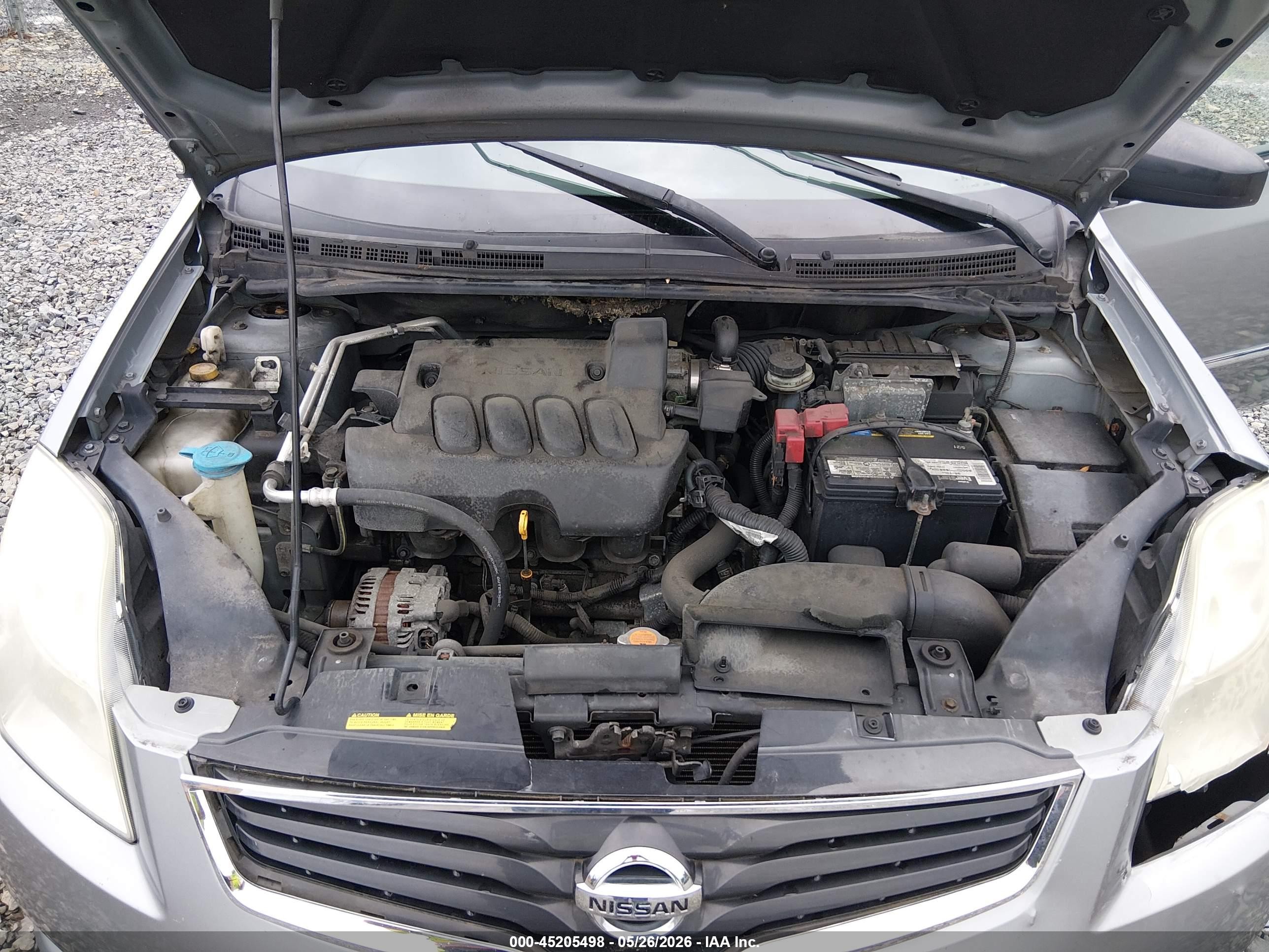 2012 Nissan Sentra 2.0 S Gray vin: 3N1AB6AP8CL708858