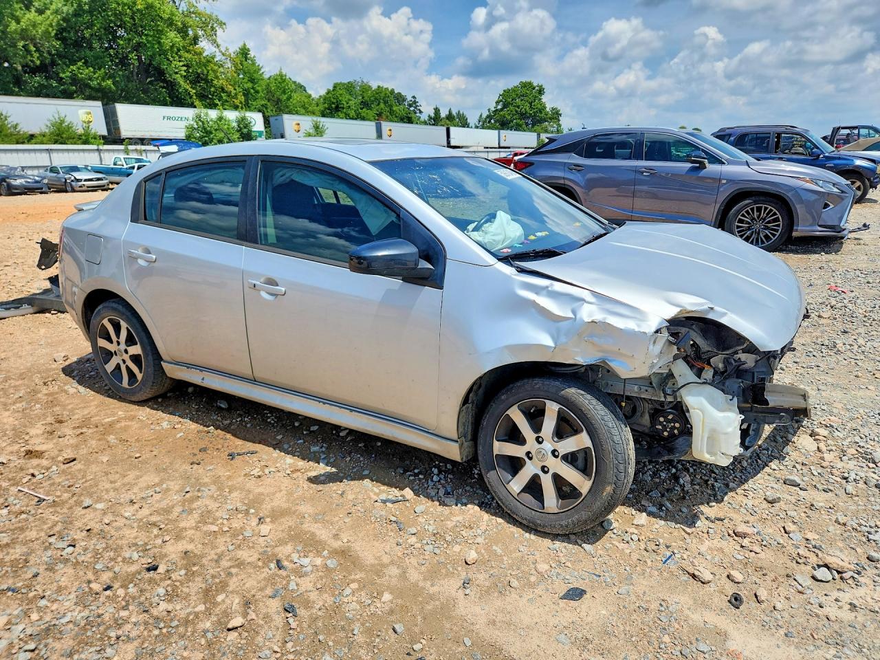 2012 Nissan Sentra 2.0 Silver vin: 3N1AB6AP8CL716412