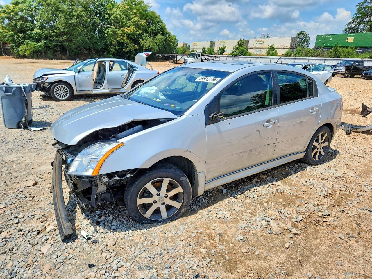 2012 Nissan Sentra 2.0 Silver vin: 3N1AB6AP8CL716412