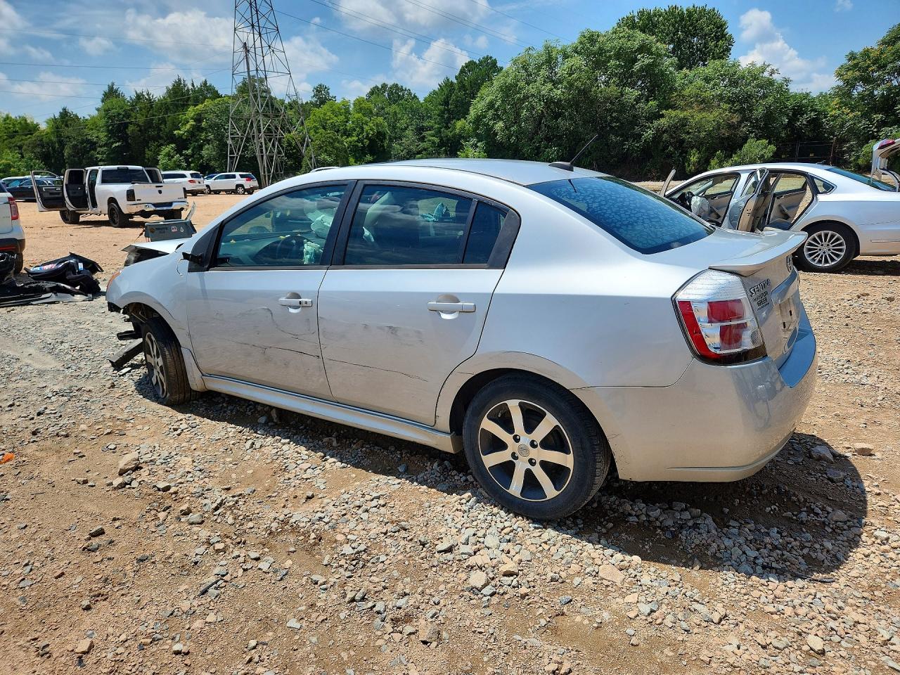 2012 Nissan Sentra 2.0 Silver vin: 3N1AB6AP8CL716412