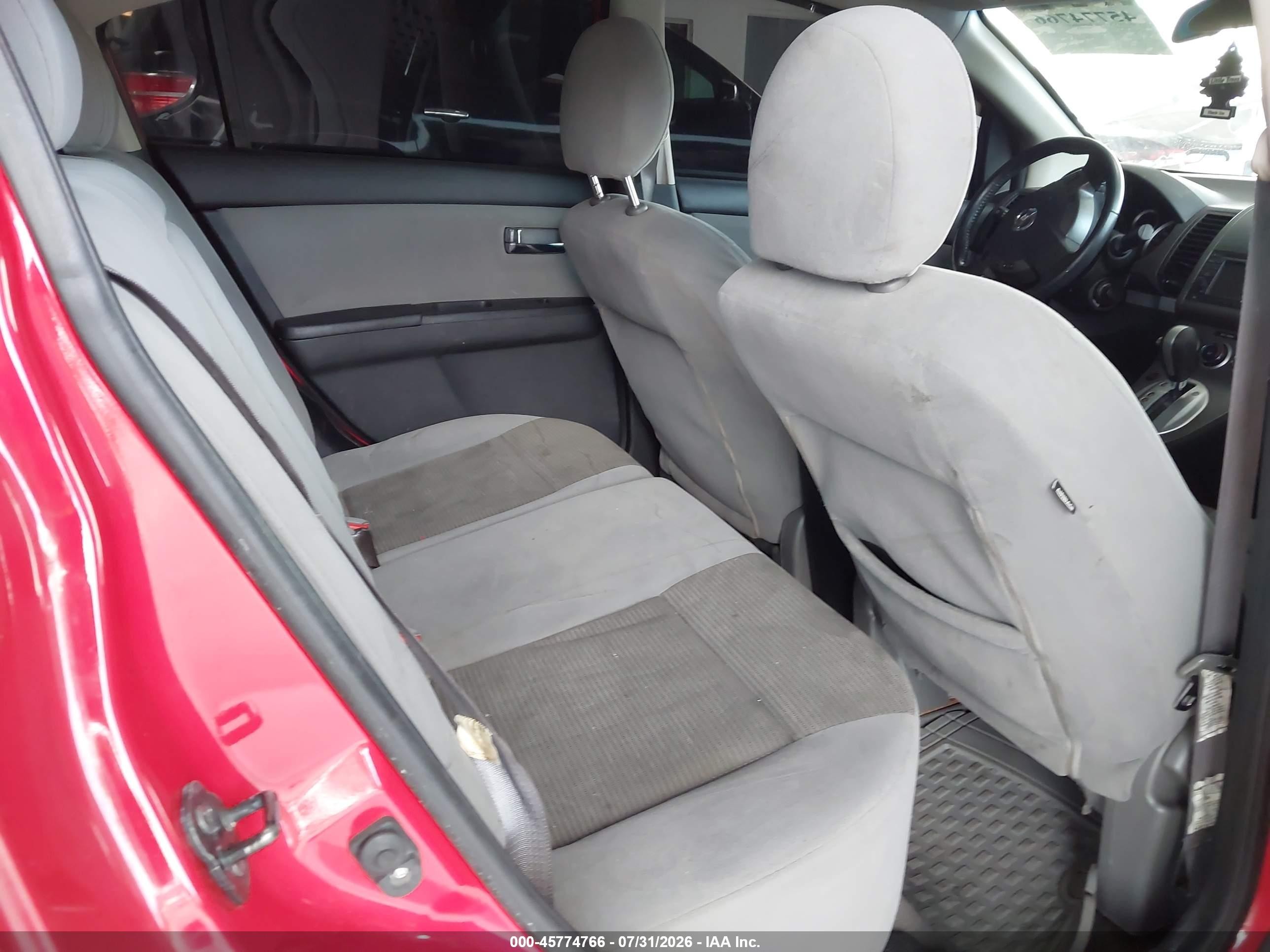 2012 Nissan Sentra 2.0 Sr Red vin: 3N1AB6AP8CL719469