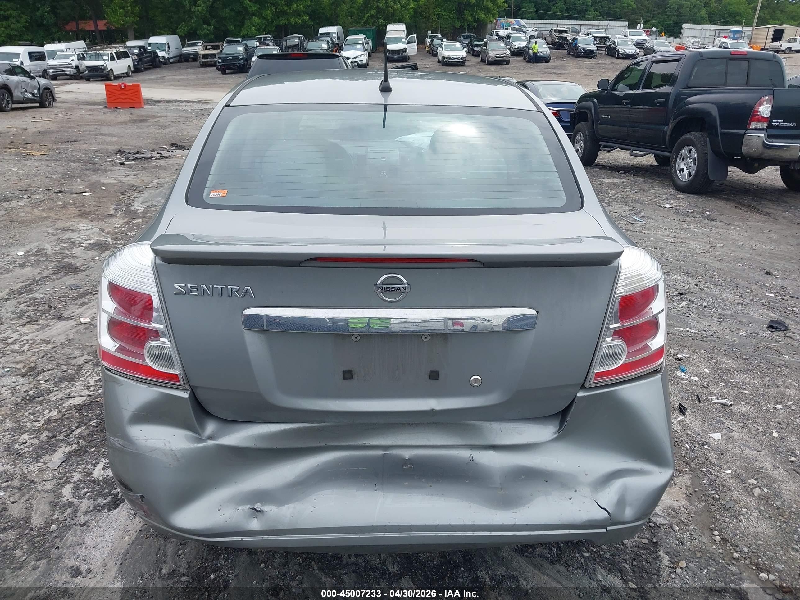 2012 Nissan Sentra 2.0 S Silver vin: 3N1AB6AP8CL720413