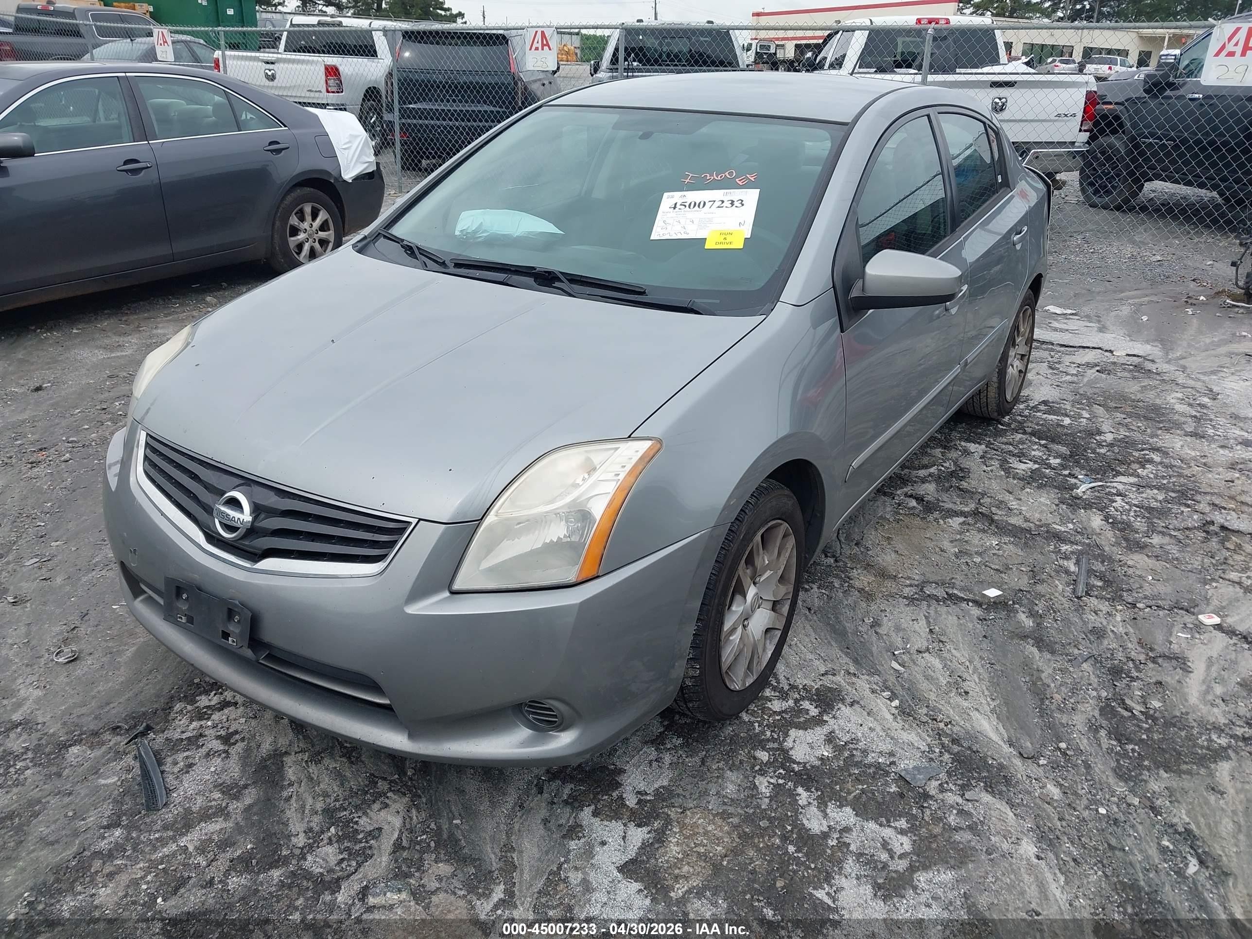 2012 Nissan Sentra 2.0 S Silver vin: 3N1AB6AP8CL720413