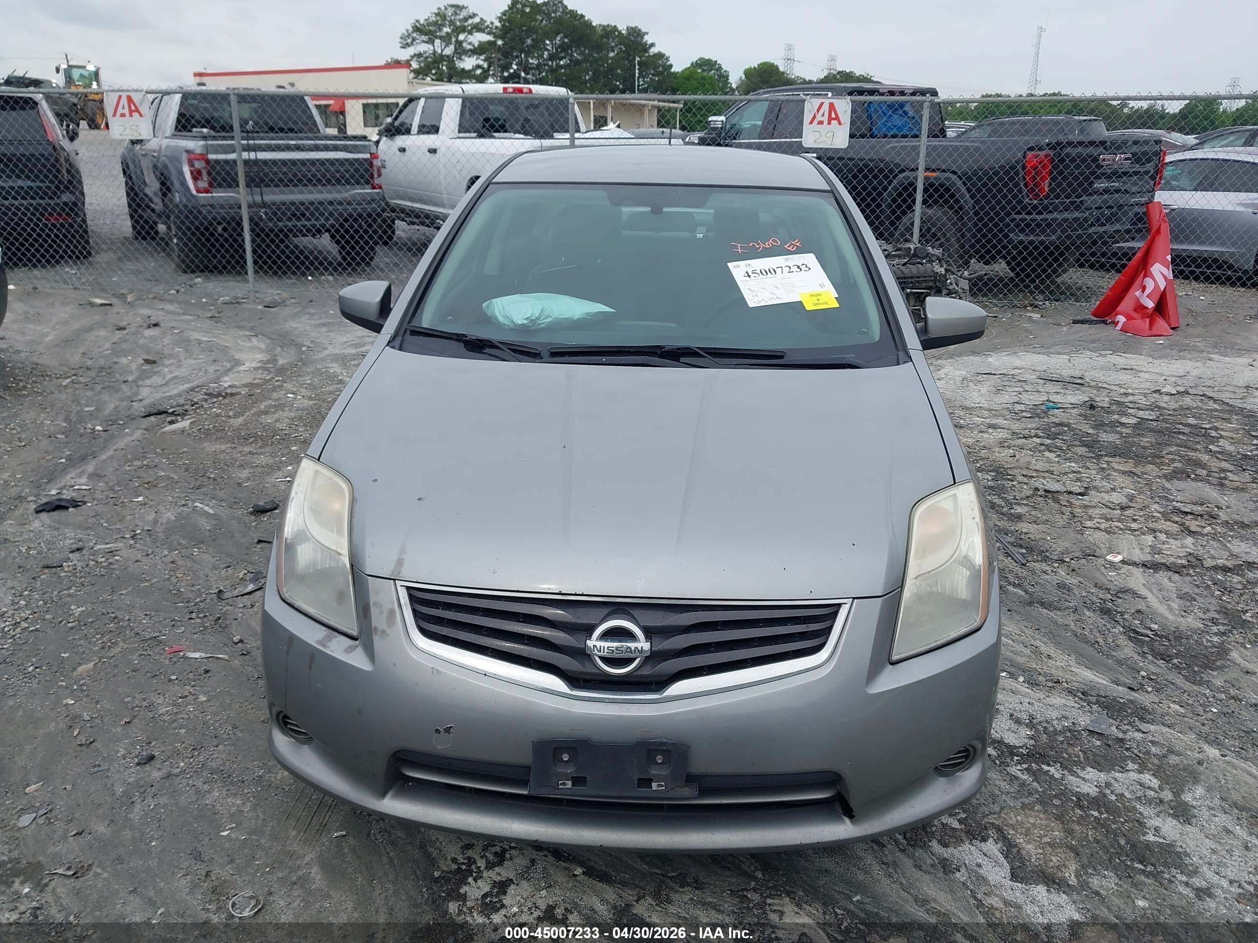 2012 Nissan Sentra 2.0 S Silver vin: 3N1AB6AP8CL720413