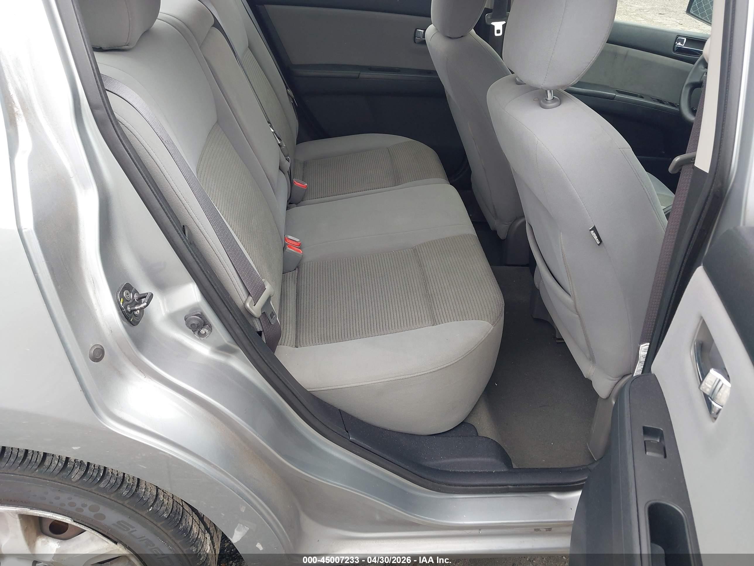 2012 Nissan Sentra 2.0 S Silver vin: 3N1AB6AP8CL720413