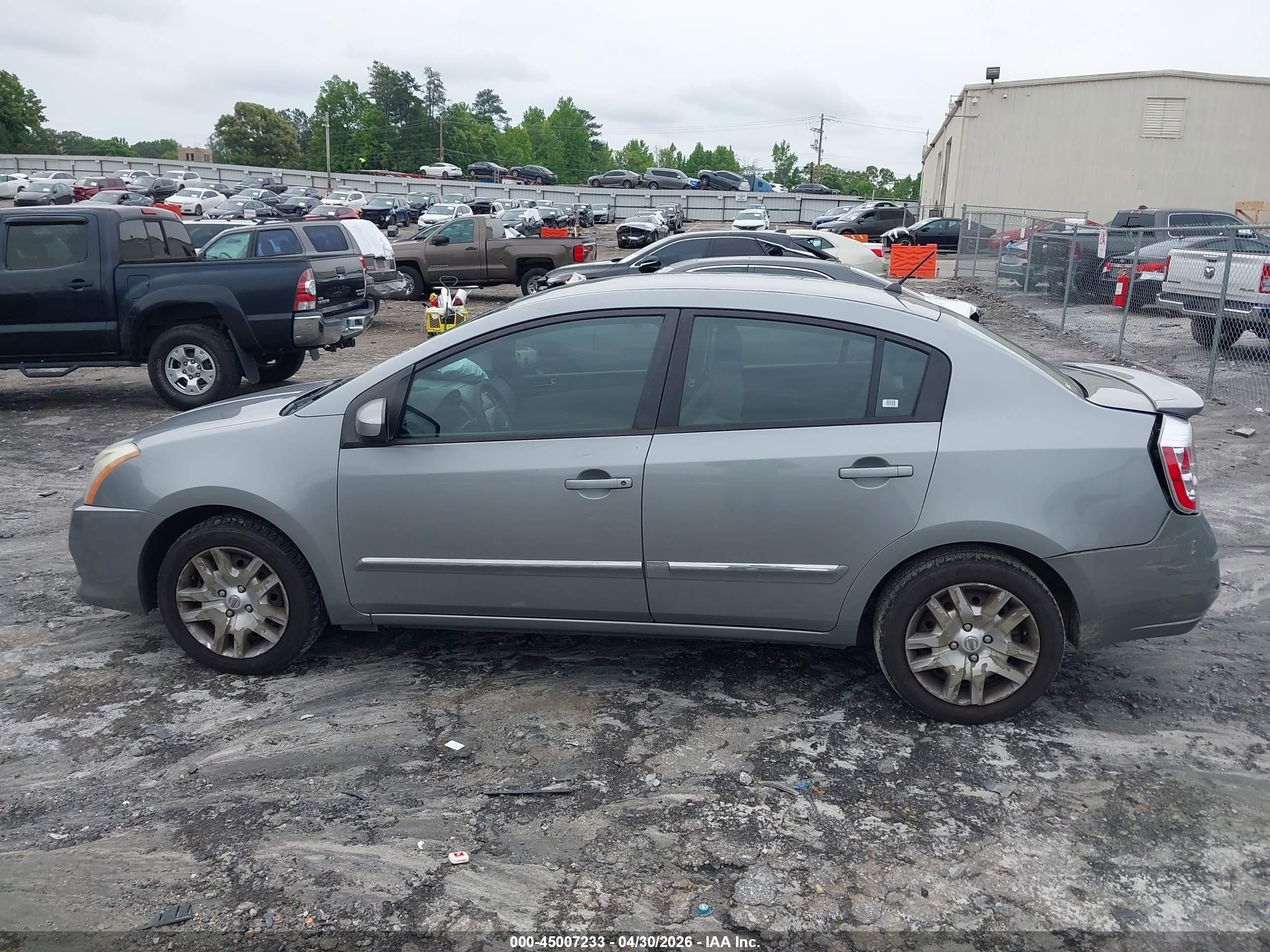 2012 Nissan Sentra 2.0 S Silver vin: 3N1AB6AP8CL720413