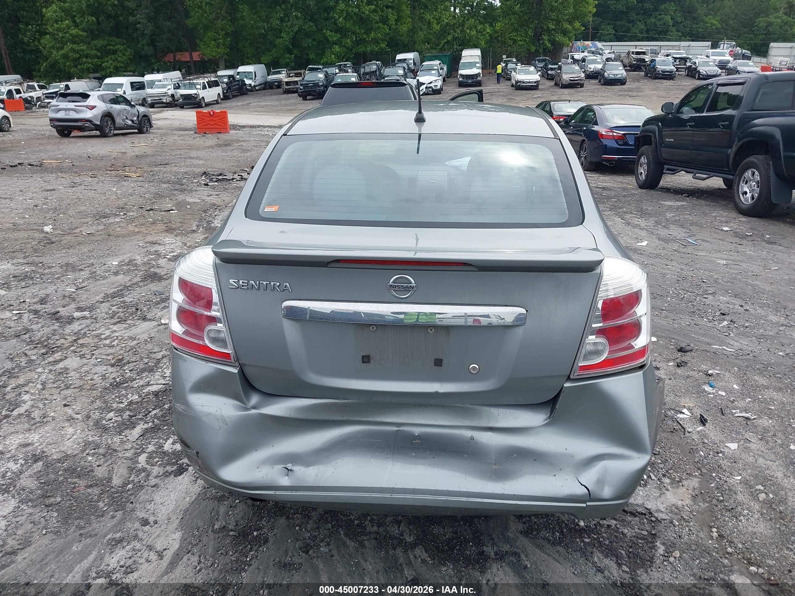 2012 Nissan Sentra 2.0 S Silver vin: 3N1AB6AP8CL720413