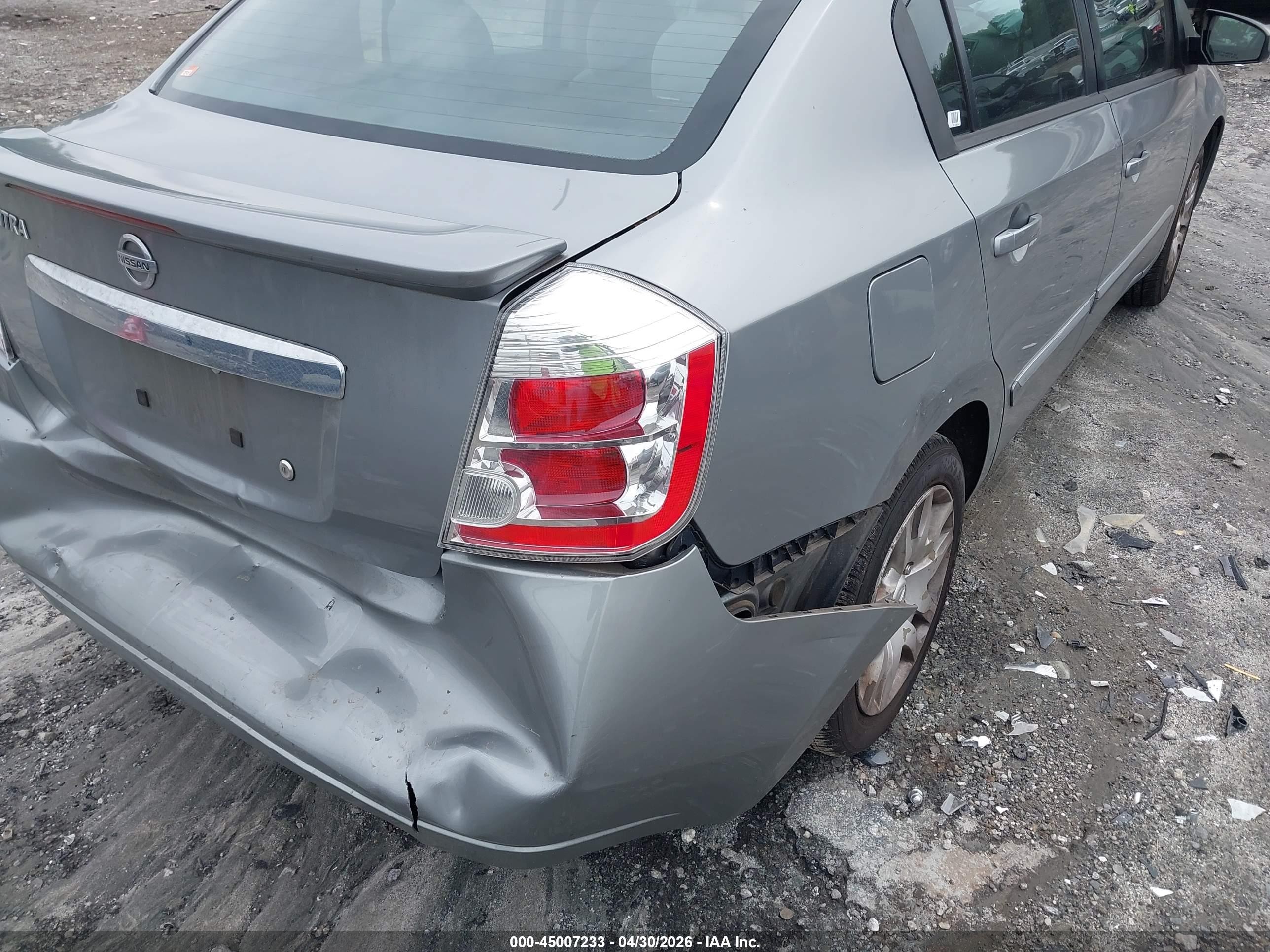 2012 Nissan Sentra 2.0 S Silver vin: 3N1AB6AP8CL720413