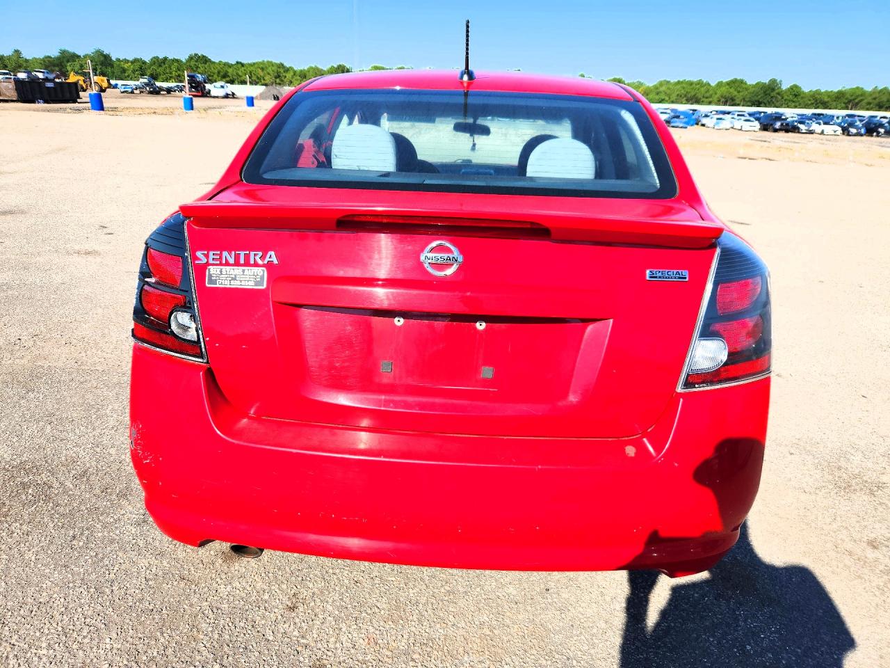 2012 Nissan Sentra 2.0 Red vin: 3N1AB6AP8CL725823