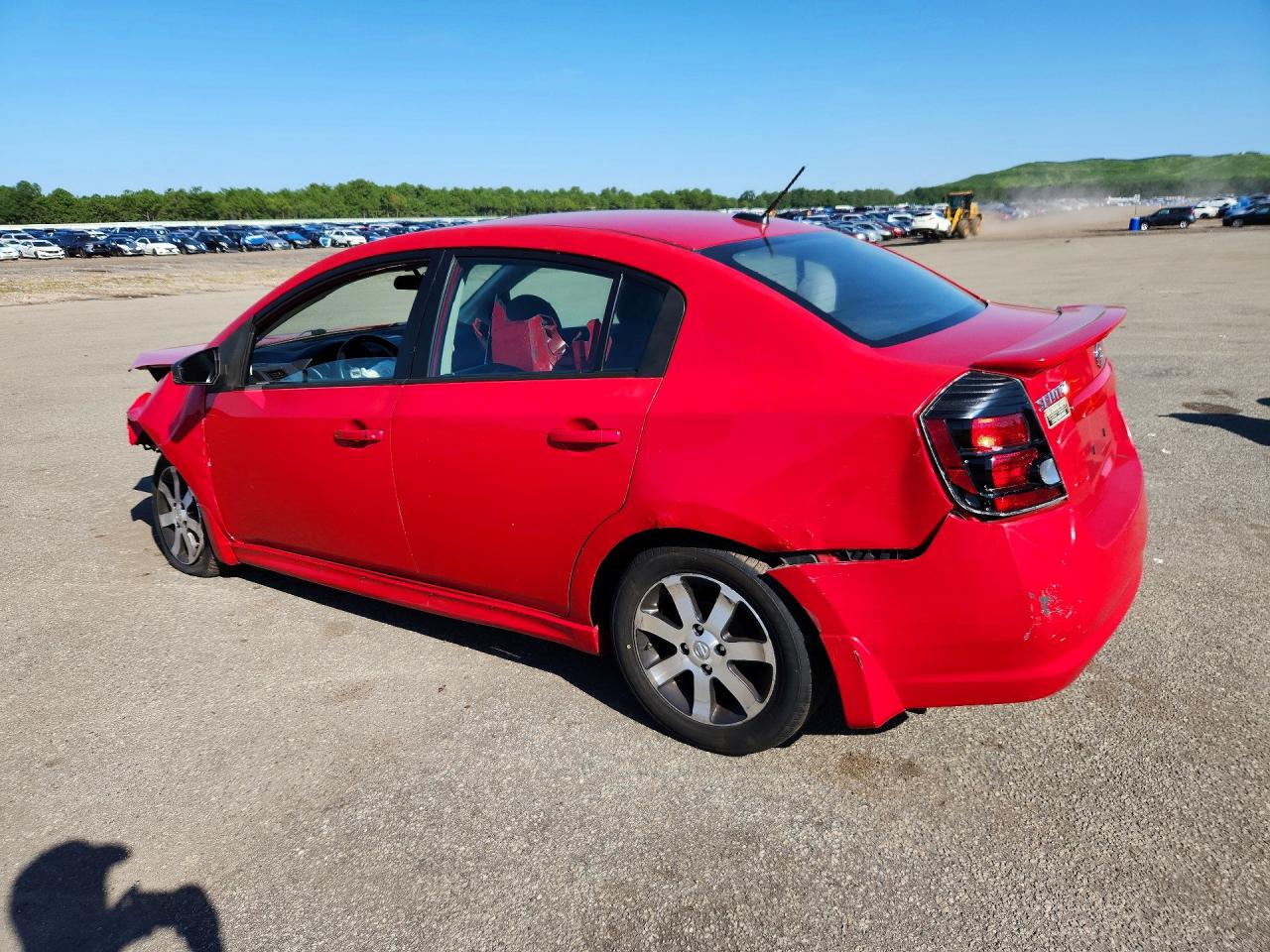2012 Nissan Sentra 2.0 Red vin: 3N1AB6AP8CL725823