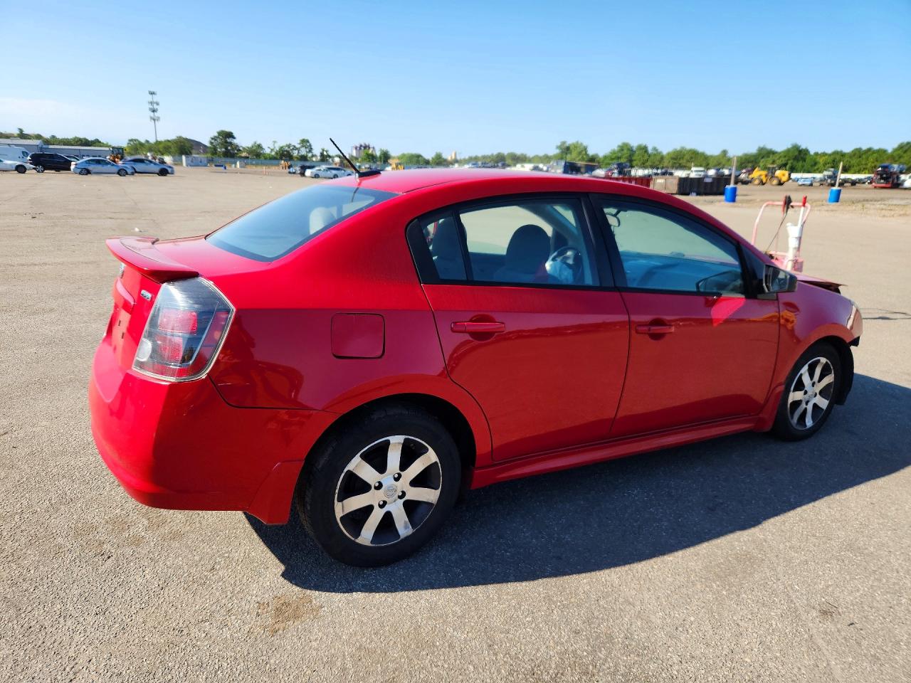 2012 Nissan Sentra 2.0 Red vin: 3N1AB6AP8CL725823