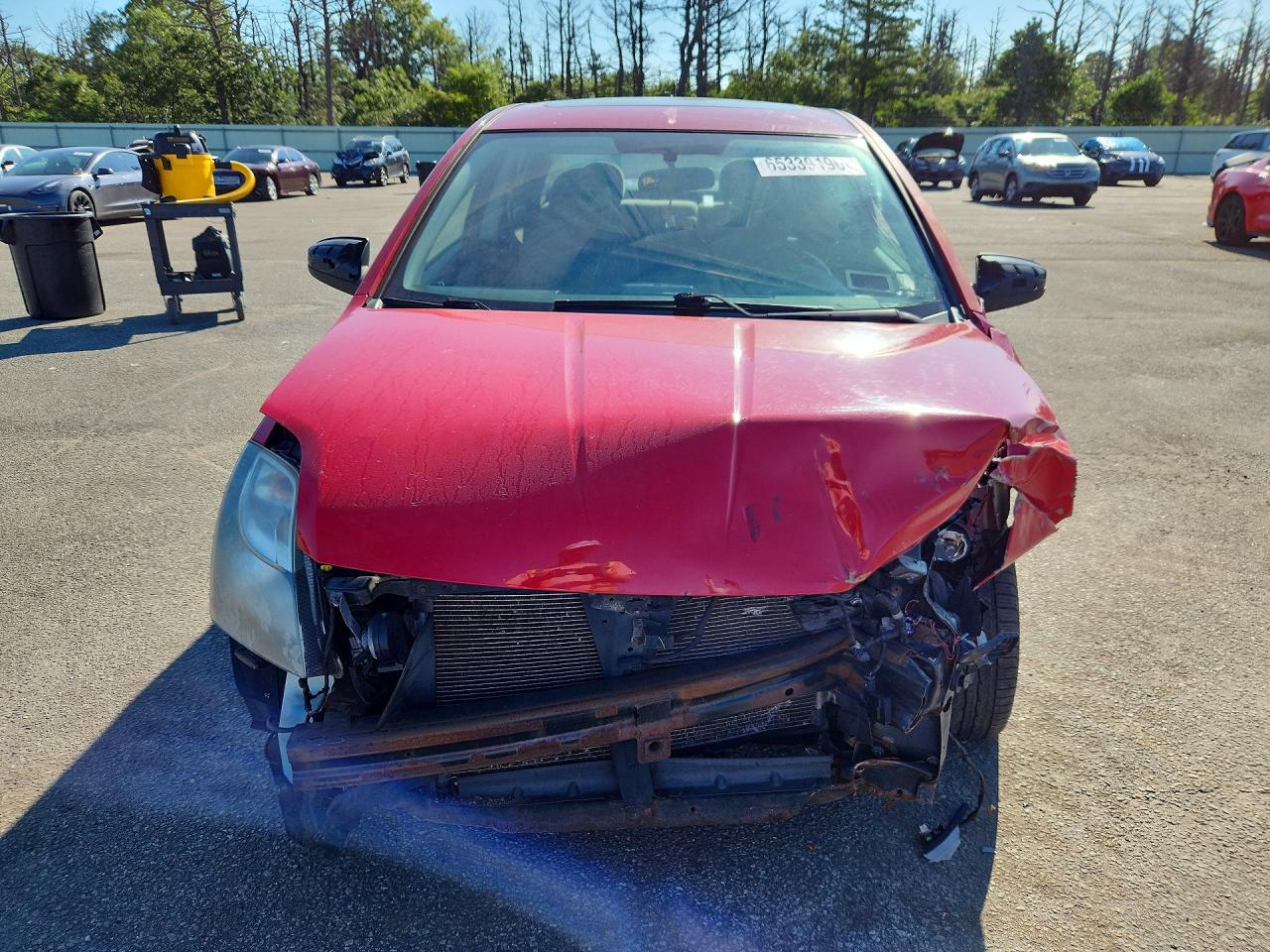 2012 Nissan Sentra 2.0 Red vin: 3N1AB6AP8CL725823