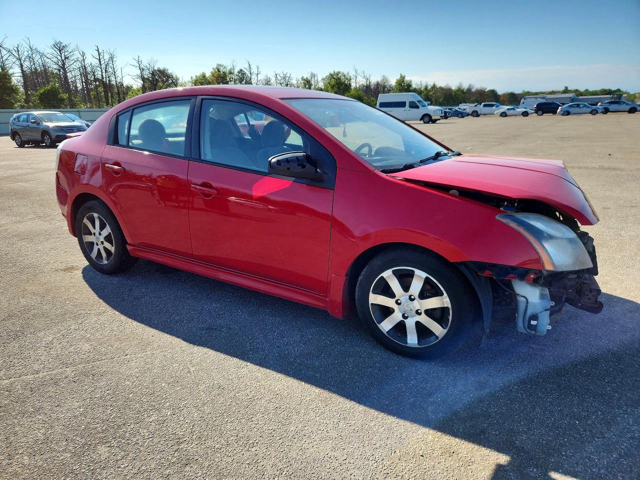 2012 Nissan Sentra 2.0 Red vin: 3N1AB6AP8CL725823