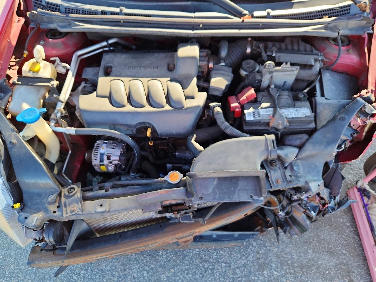 2012 Nissan Sentra 2.0 Red vin: 3N1AB6AP8CL725823