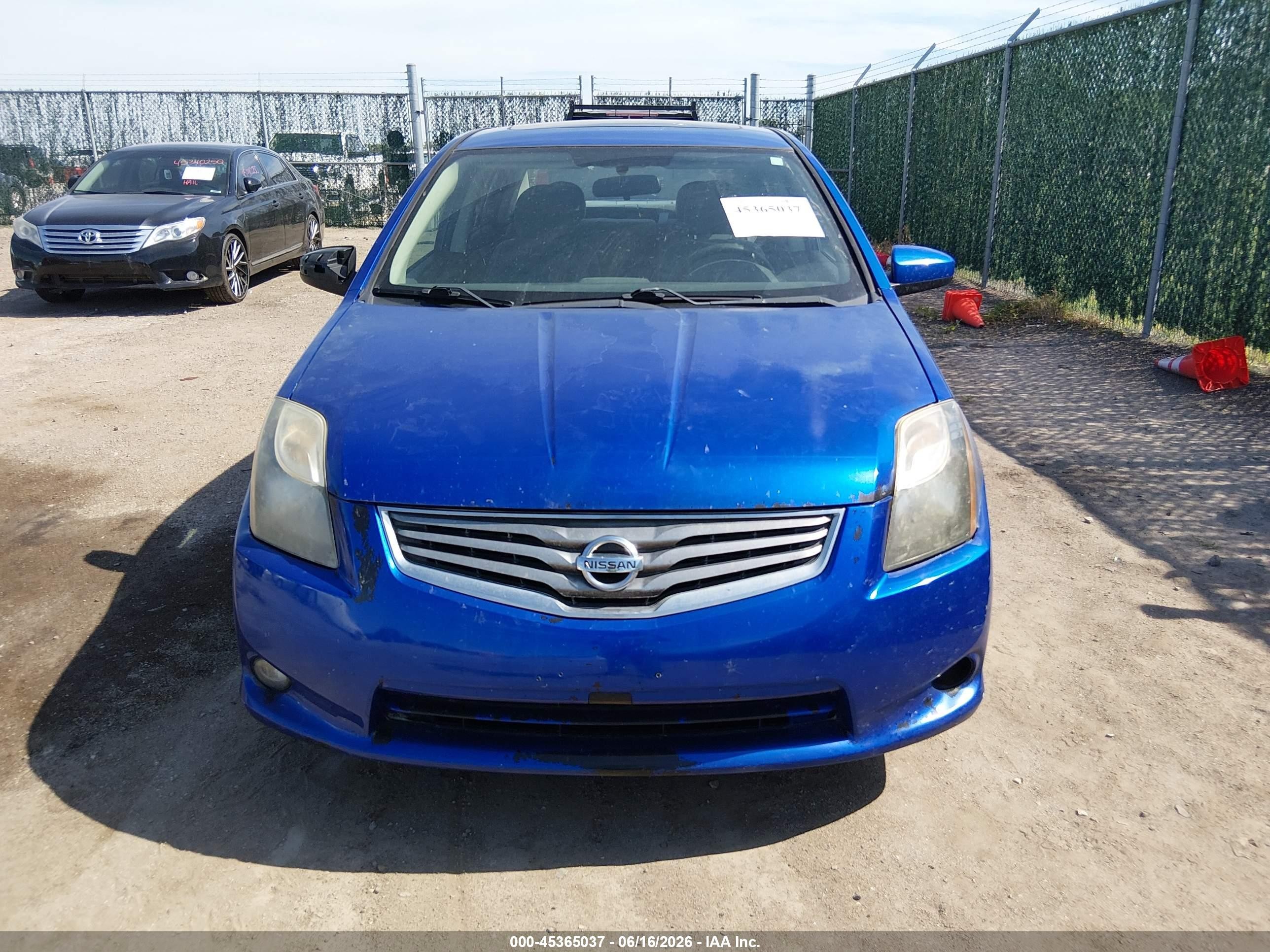 2012 Nissan Sentra 2.0 Sr Синий vin: 3N1AB6AP8CL736787
