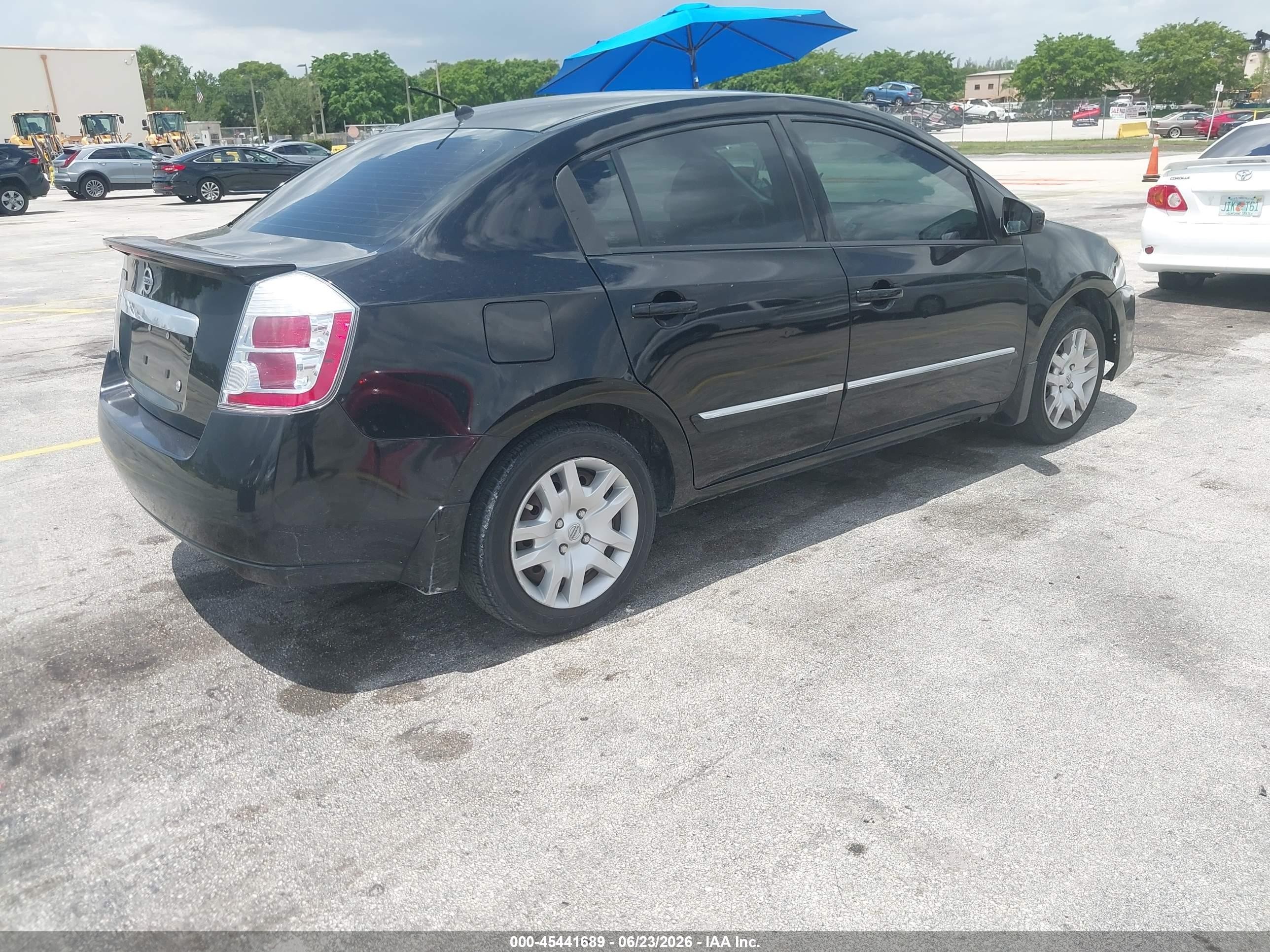 2012 Nissan Sentra 2.0 S Black vin: 3N1AB6AP8CL760409