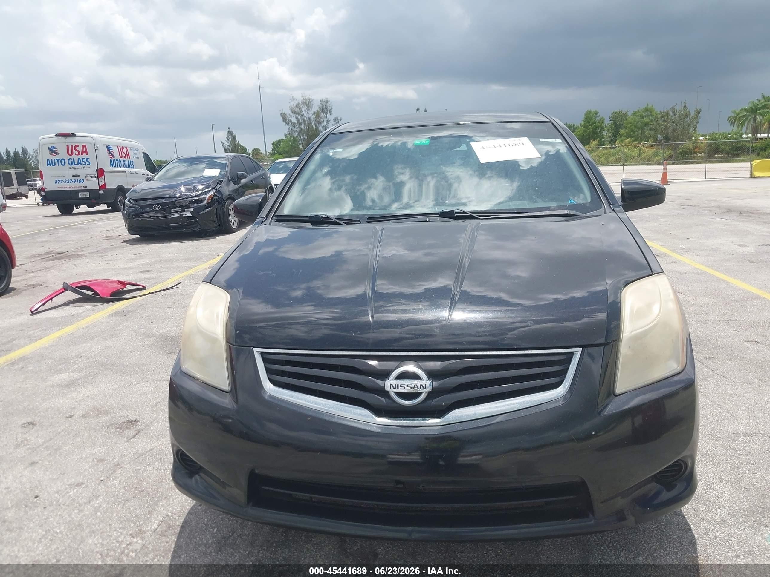 2012 Nissan Sentra 2.0 S Black vin: 3N1AB6AP8CL760409