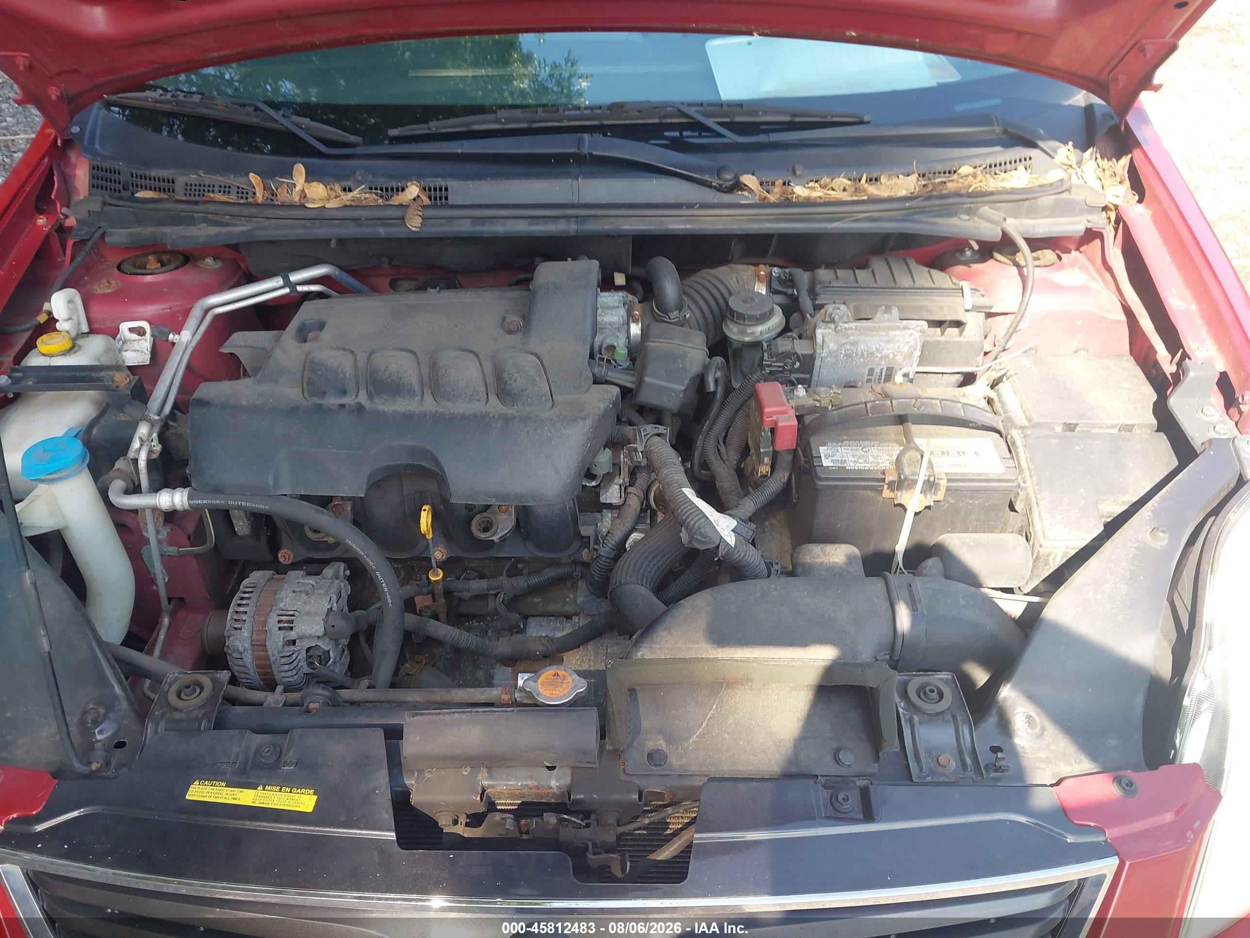 2012 Nissan Sentra 2.0 S Red vin: 3N1AB6AP8CL774309