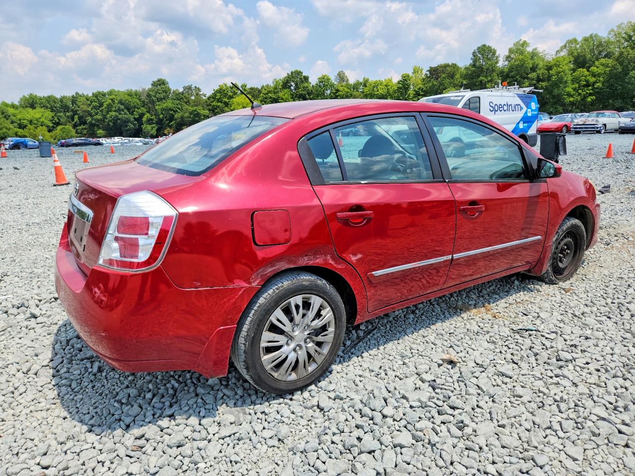 2010 Nissan Sentra 2.0 Burgundy vin: 3N1AB6AP9AL616638